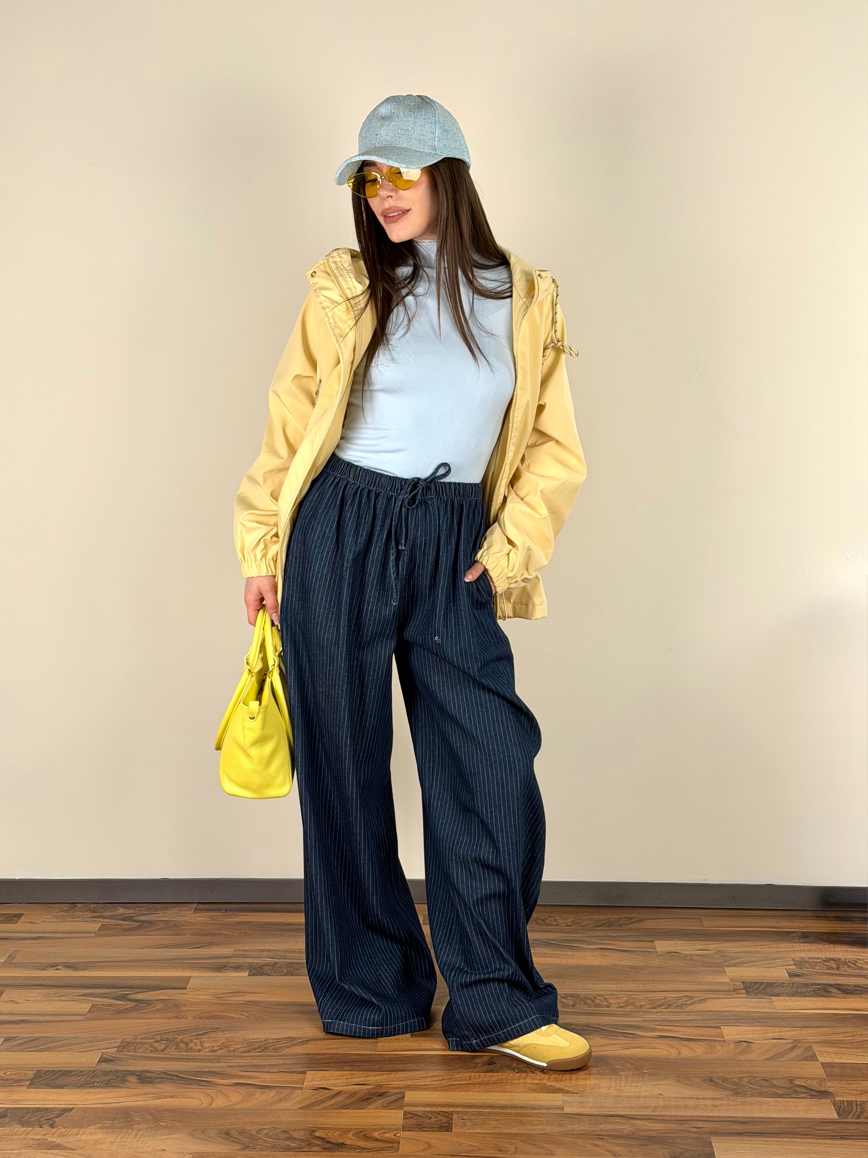 Spolverino coulisse giallo