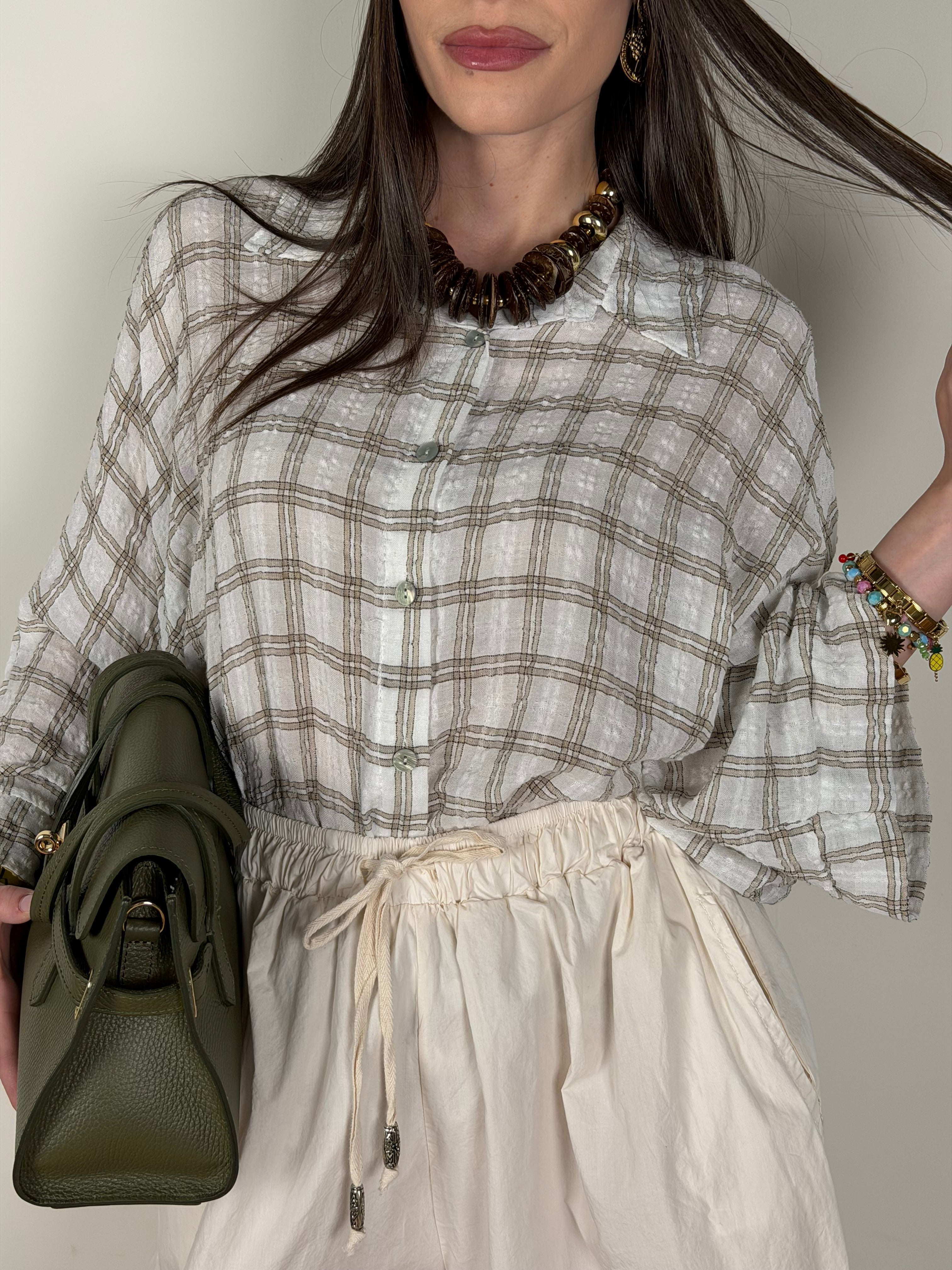 Camicia Grace beige