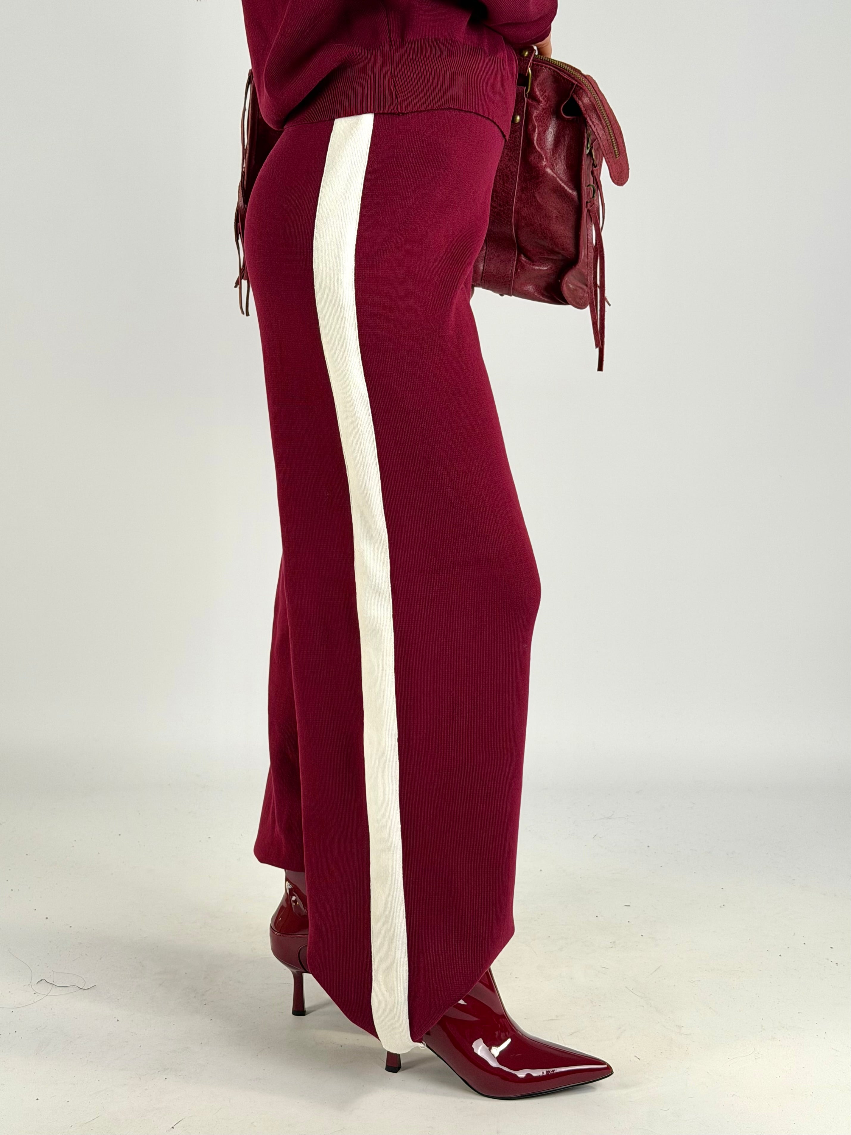 Tuta sportiva Melody bordeaux