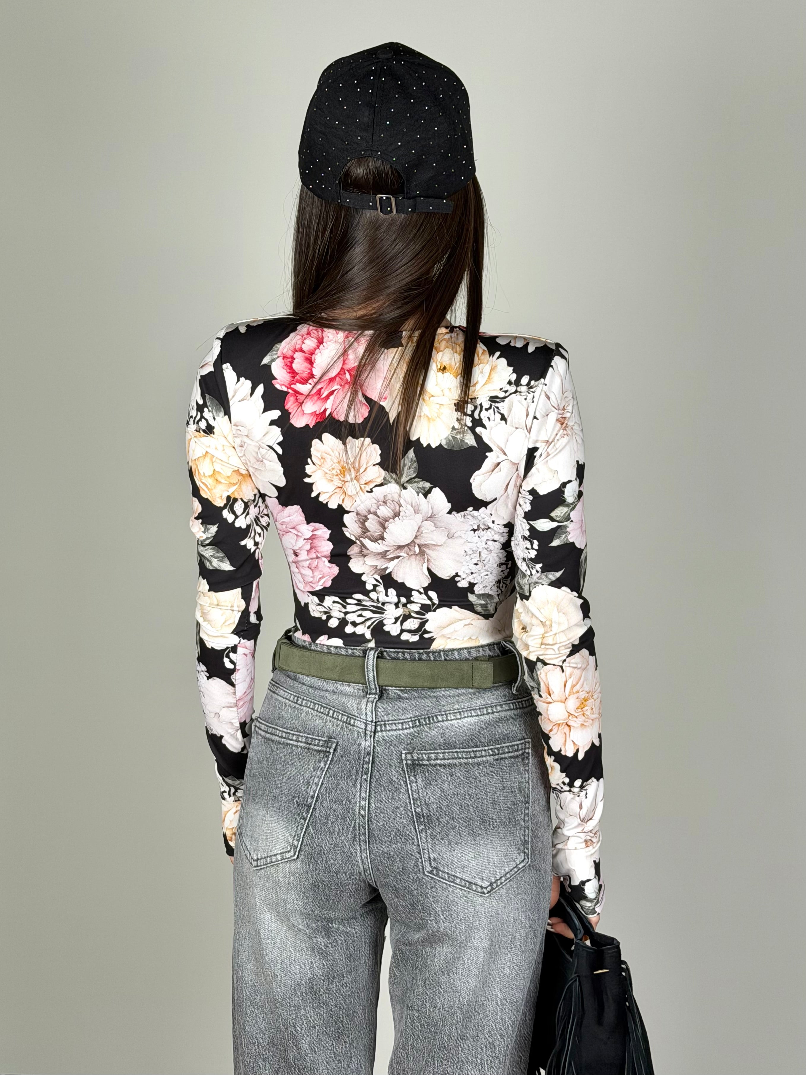 Body oblò primavera nero