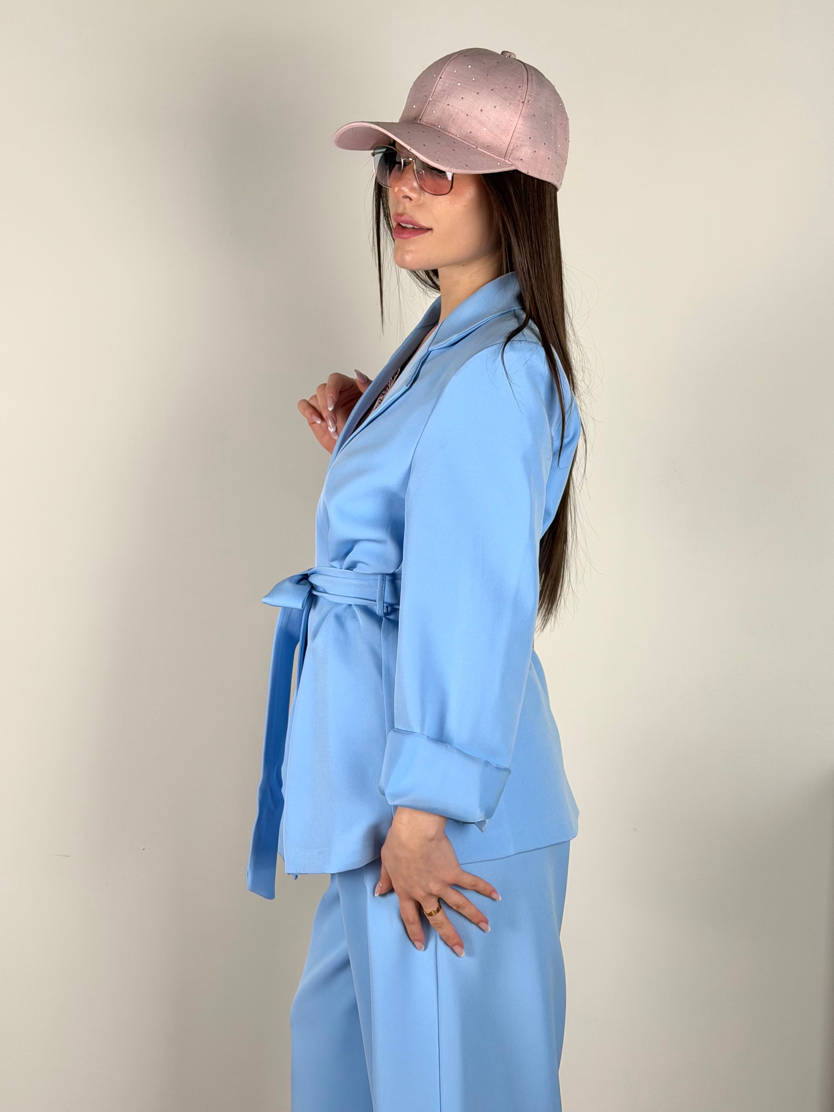 Completo fiocco celeste