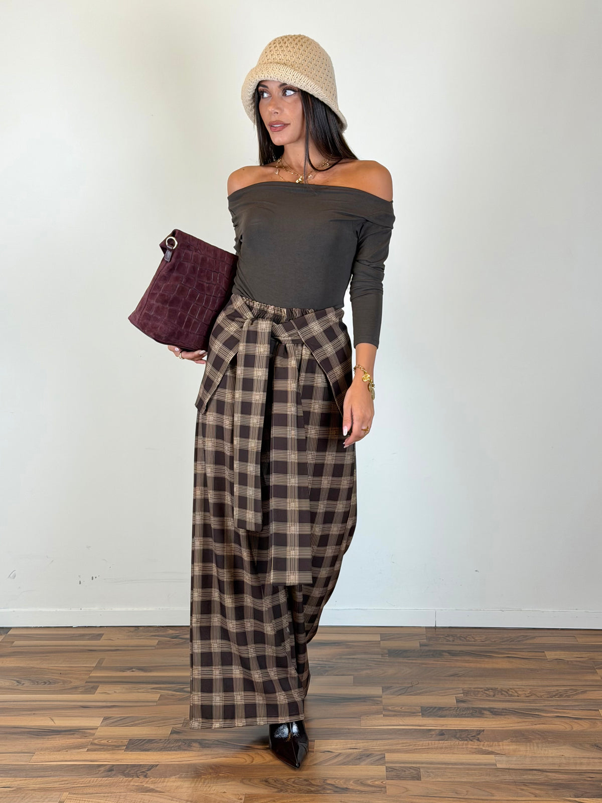 Pantalone Label moro