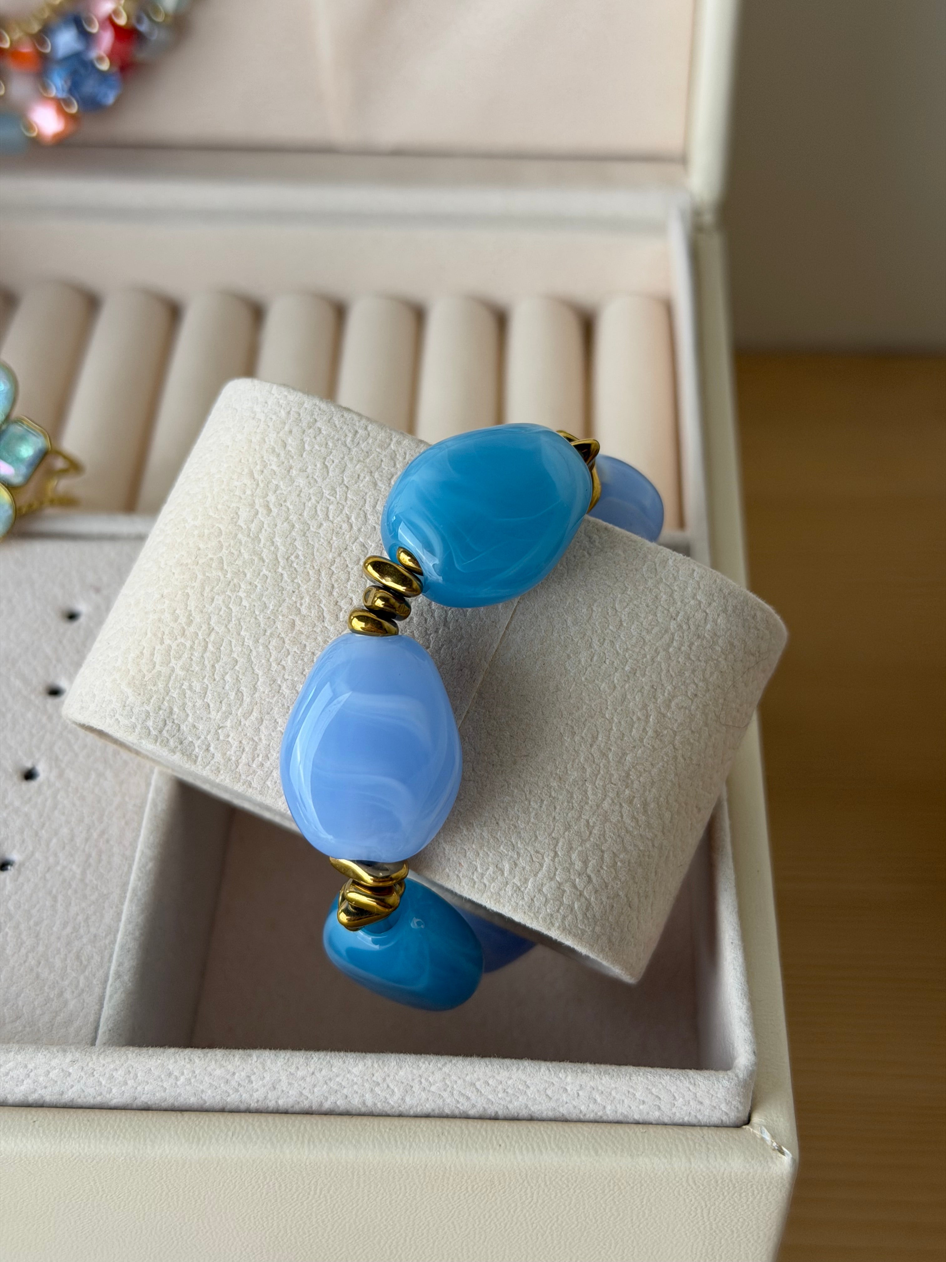 Bracciale Origami celeste  - collezione ORIGAMI