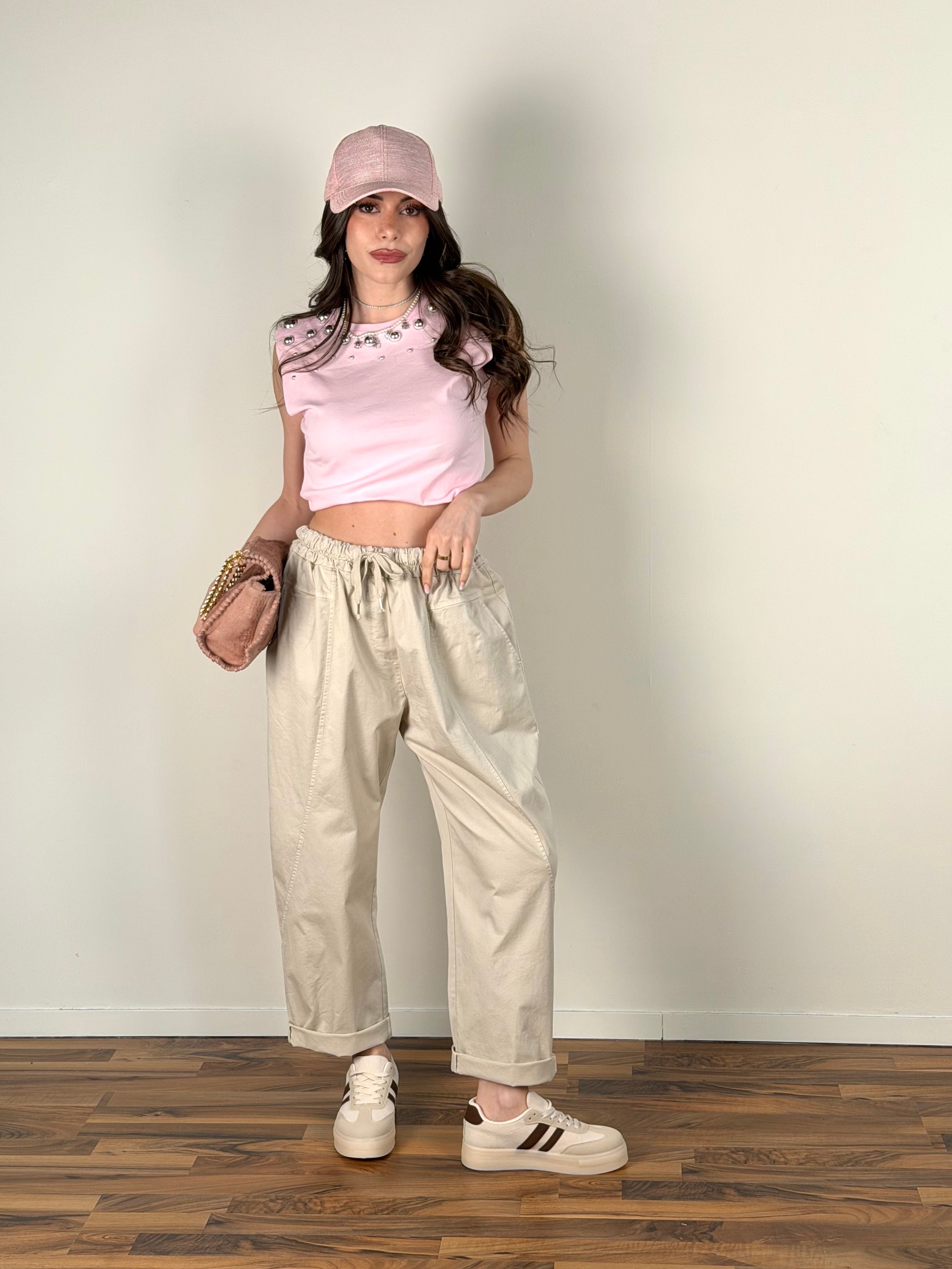 Pantalone Mariah beige