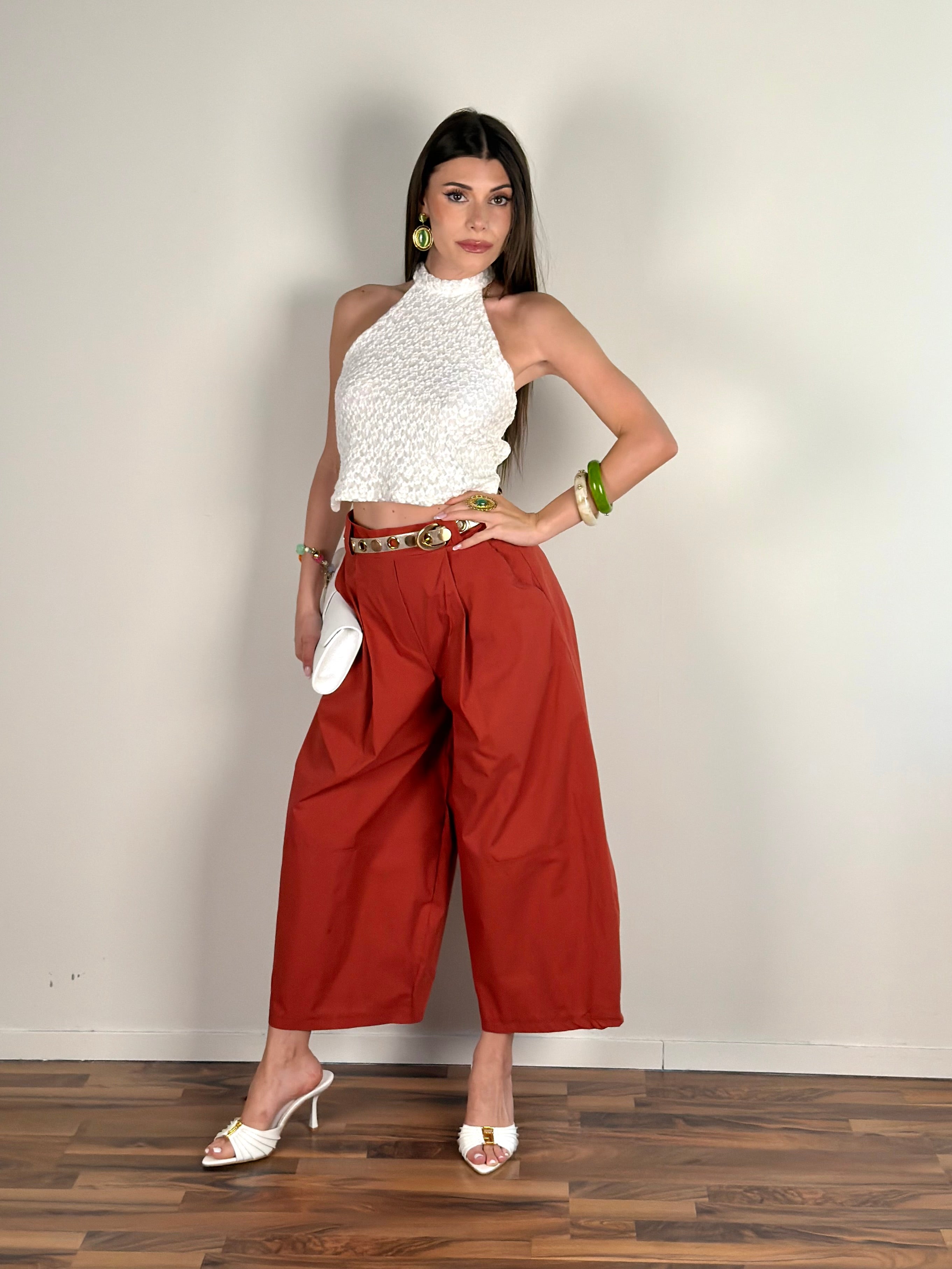 Top Lumi bianco
