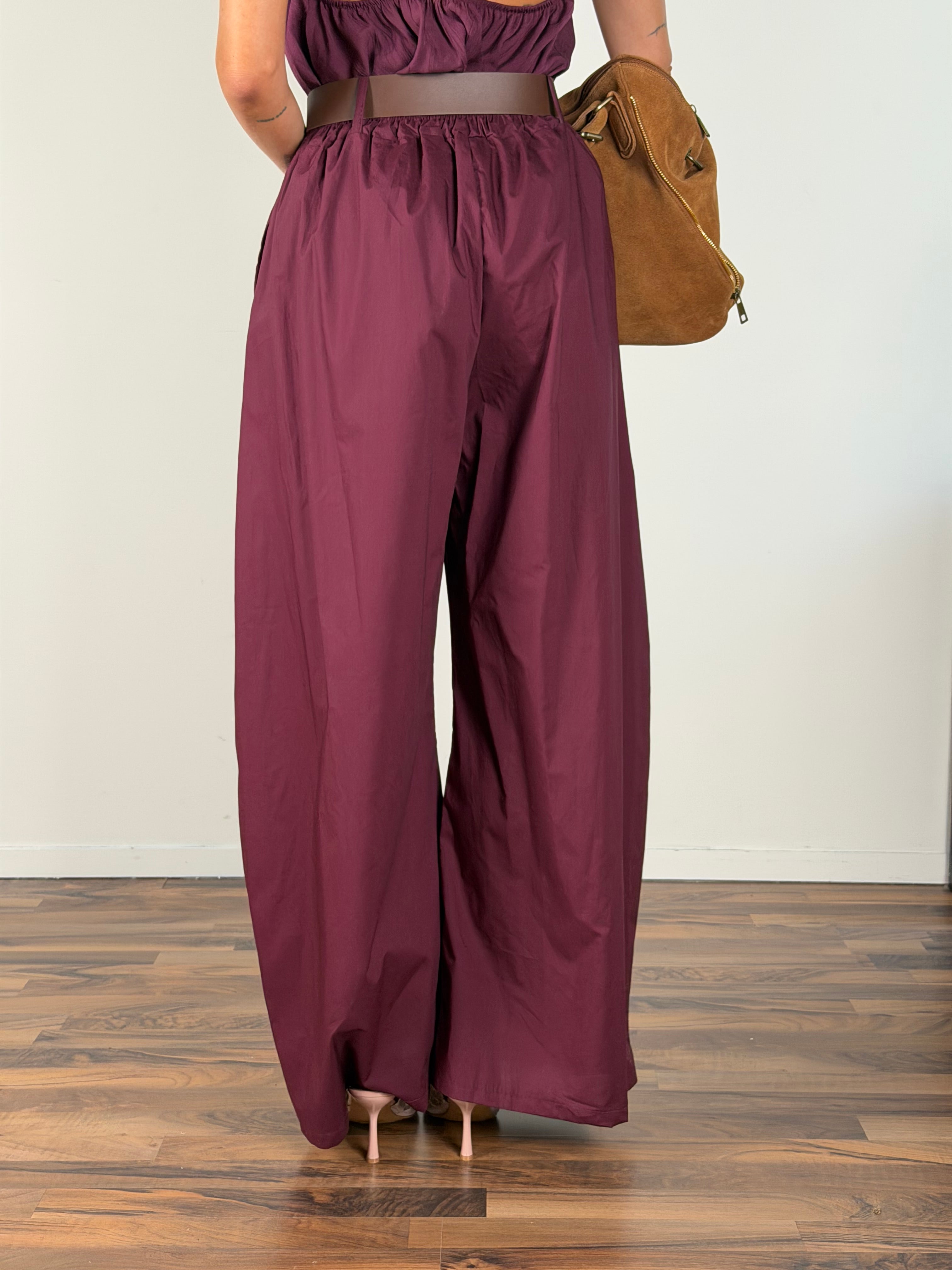 Pantalone Ametista bordeaux