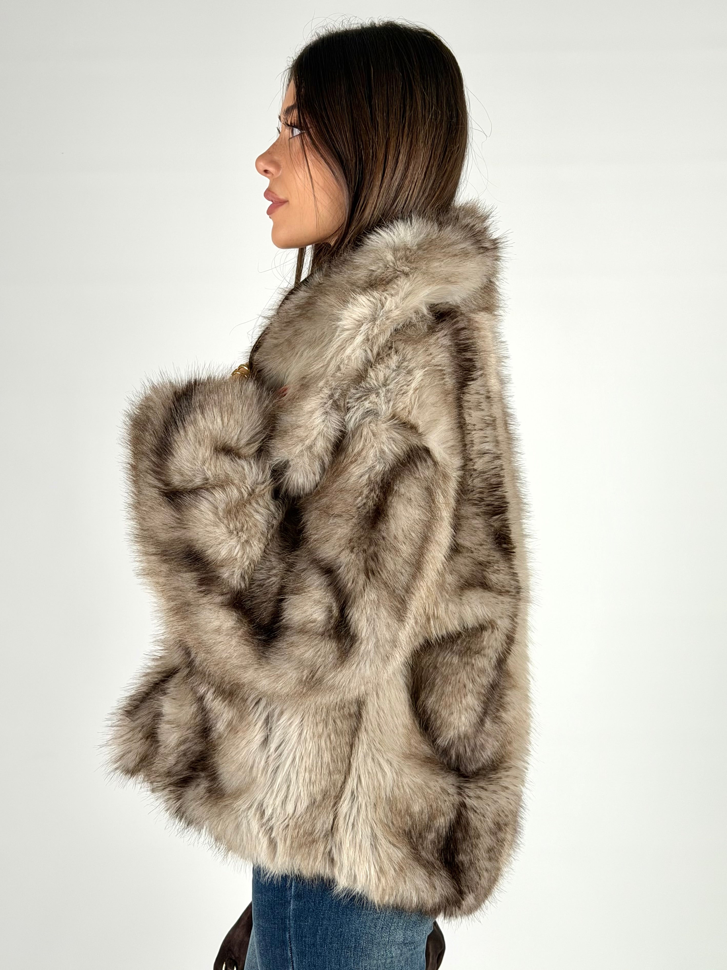 Pelliccia Silvia beige