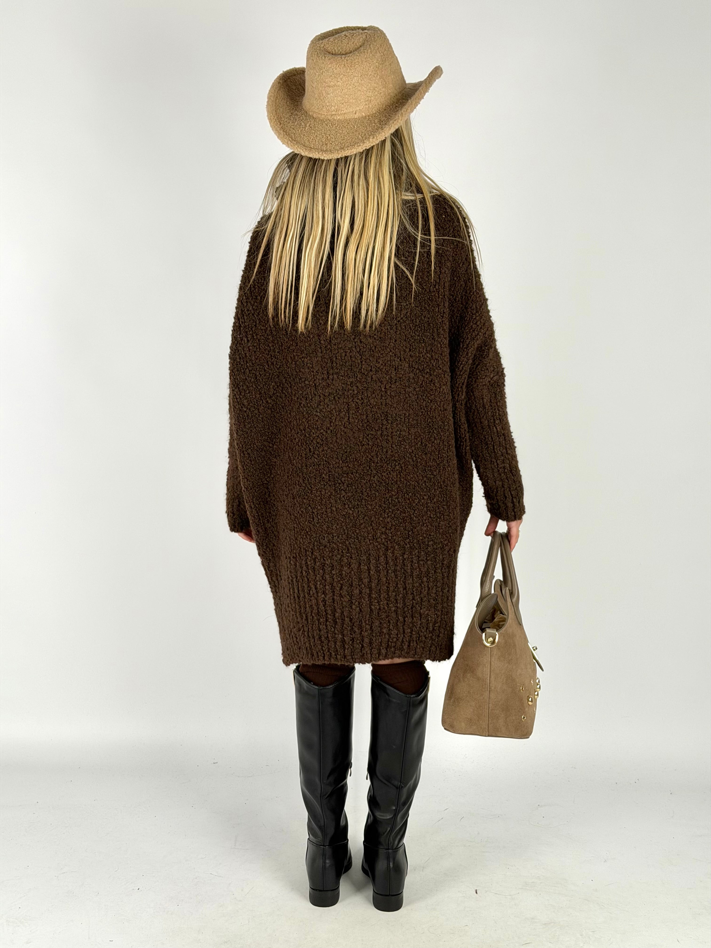 Abito maglia Marzia moro