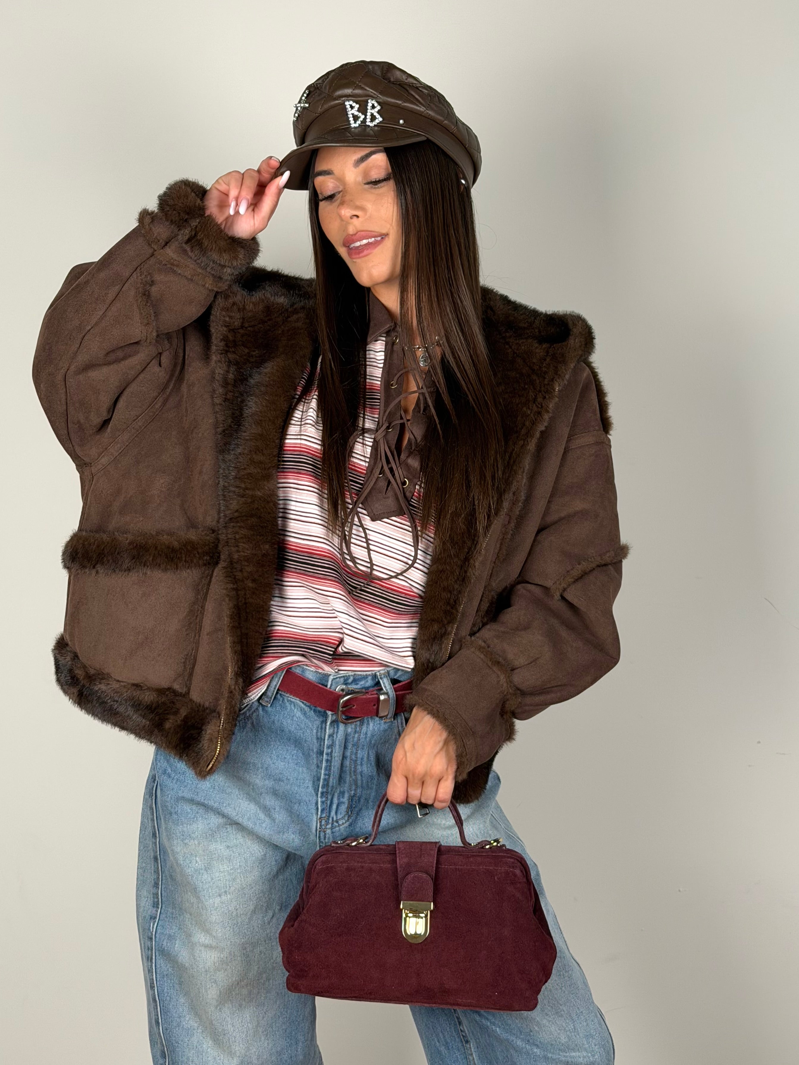Pelliccia reversibile kelly