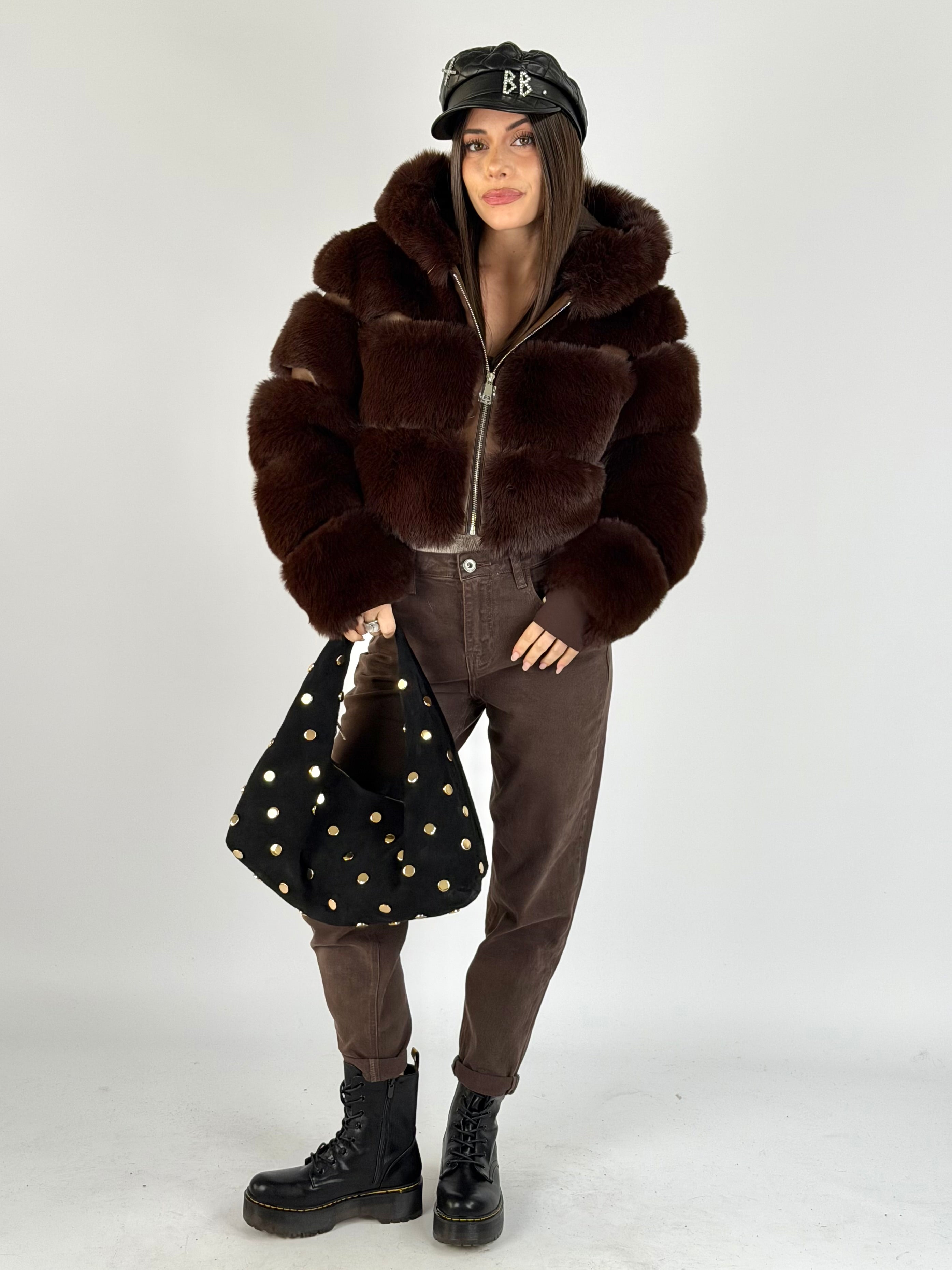 Pelliccia Grace moro