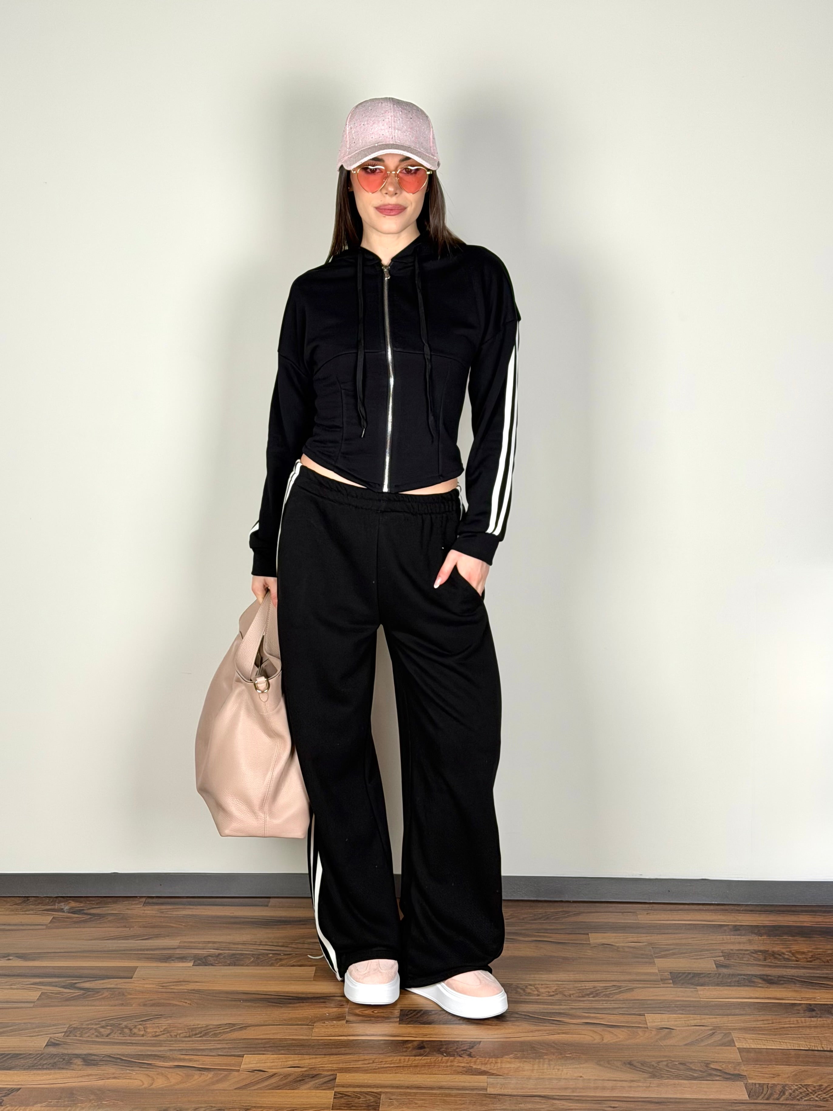 Pantalone tuta Iconic nero