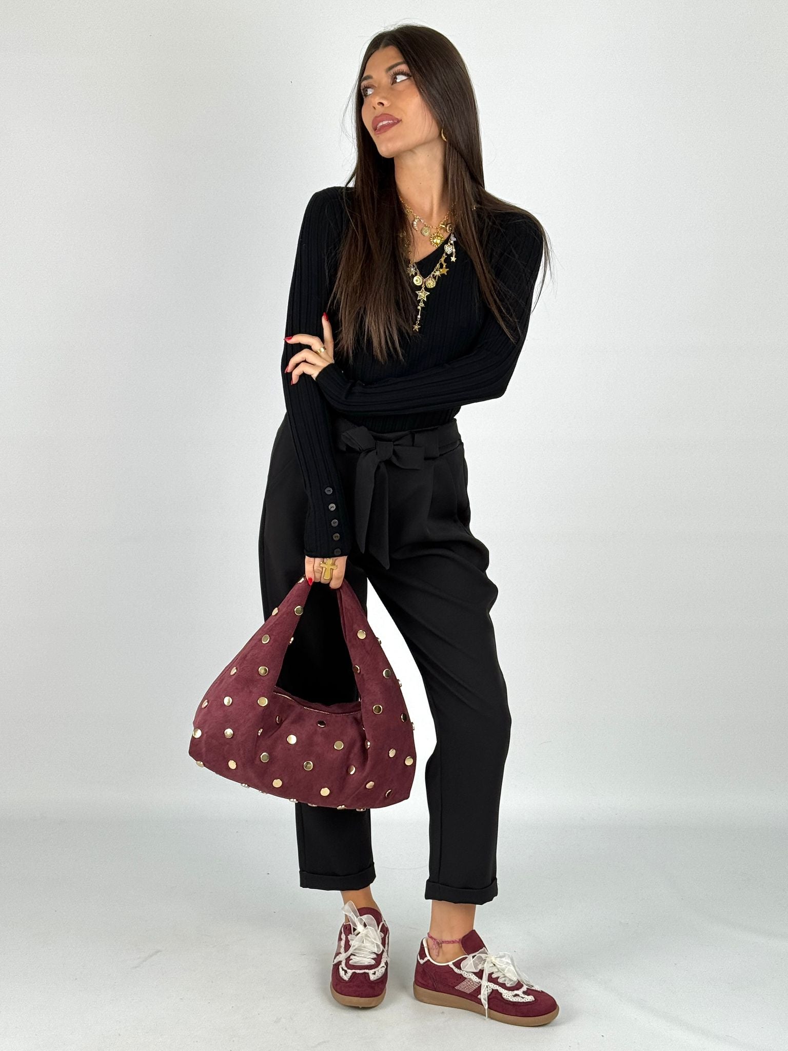 Pantalone completo Amira nero