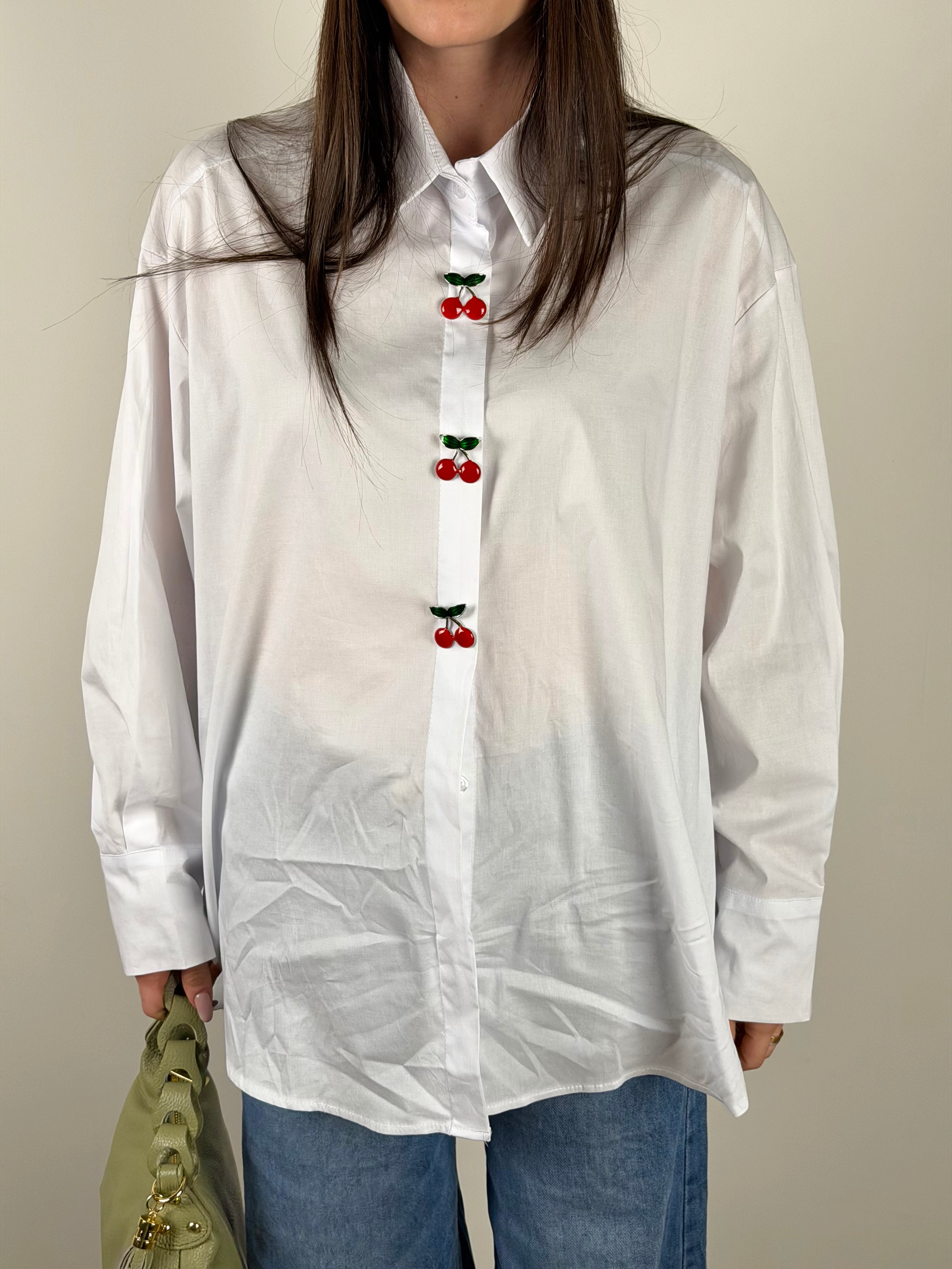 Camicia spille cherry
