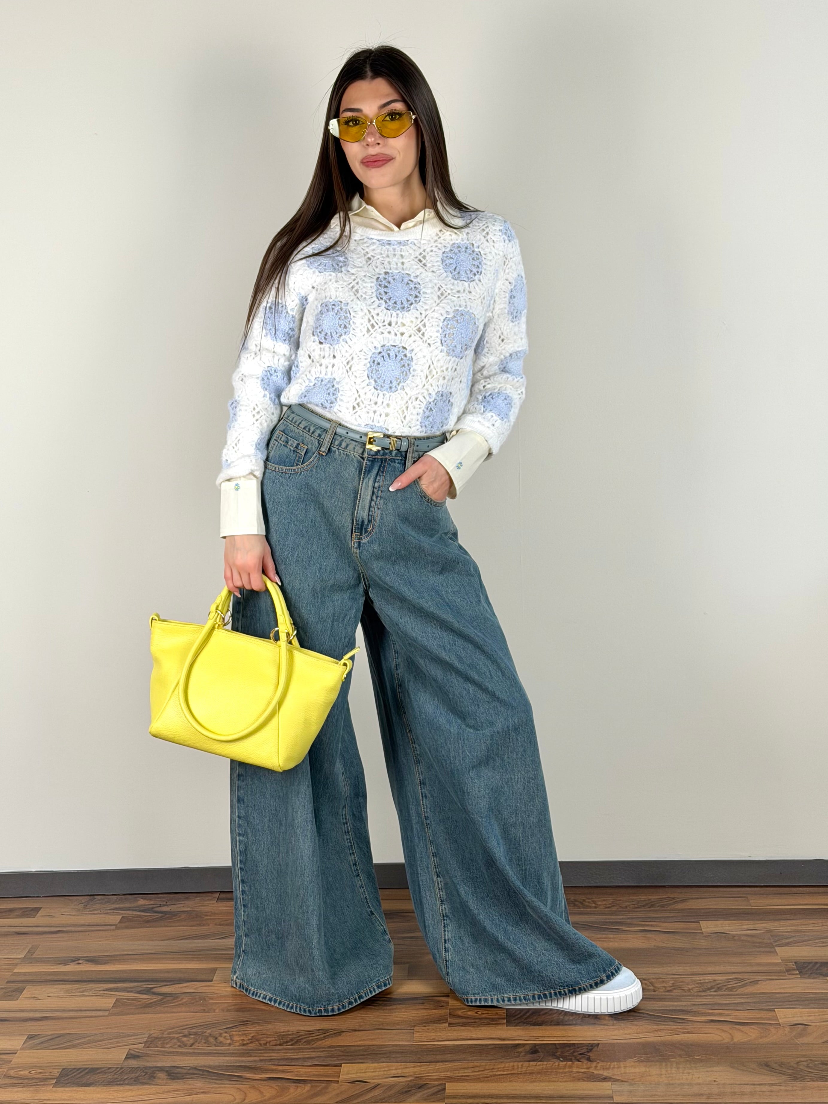 Maglia Dolly celeste