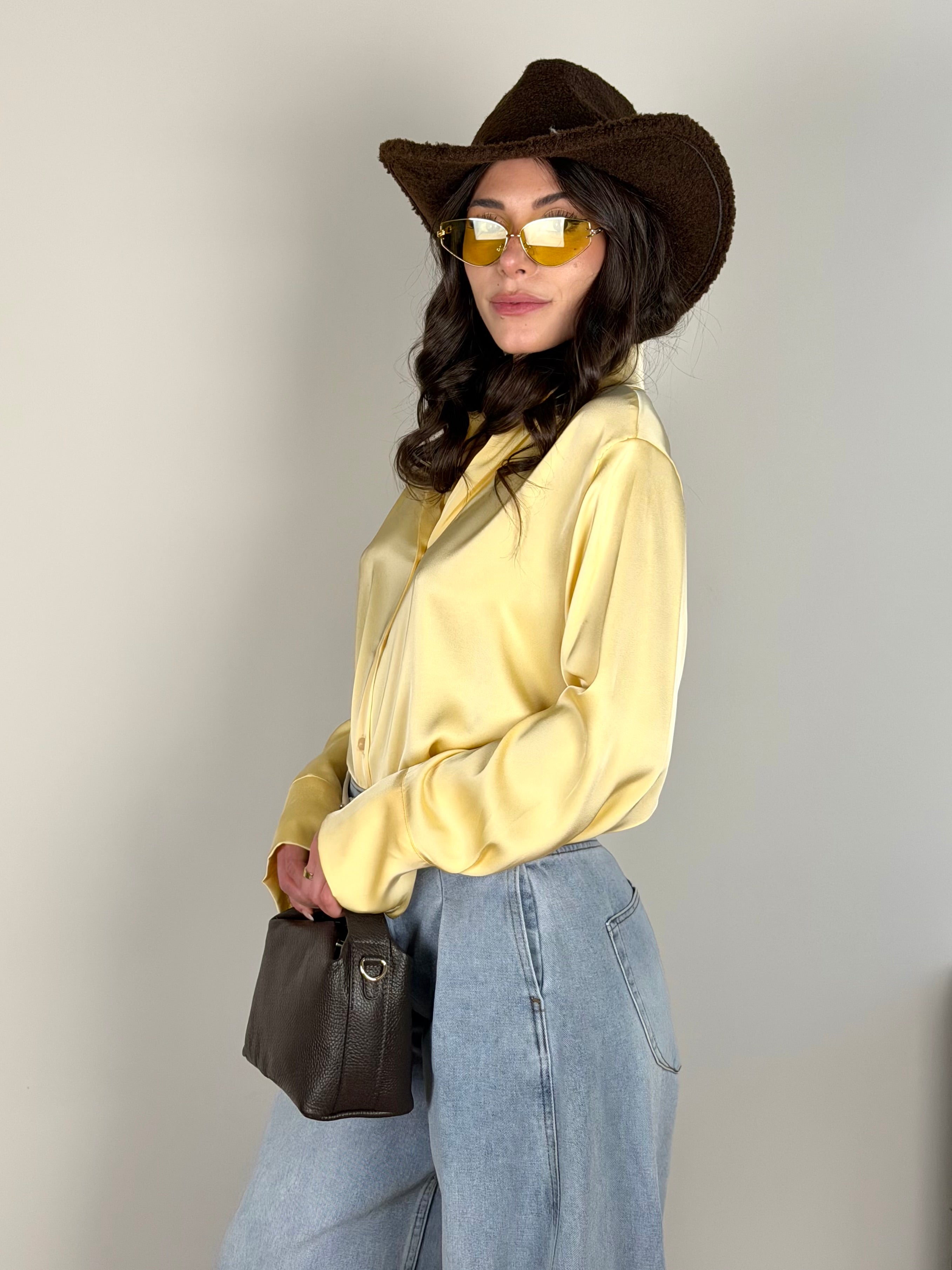 Camicia Boston gialla