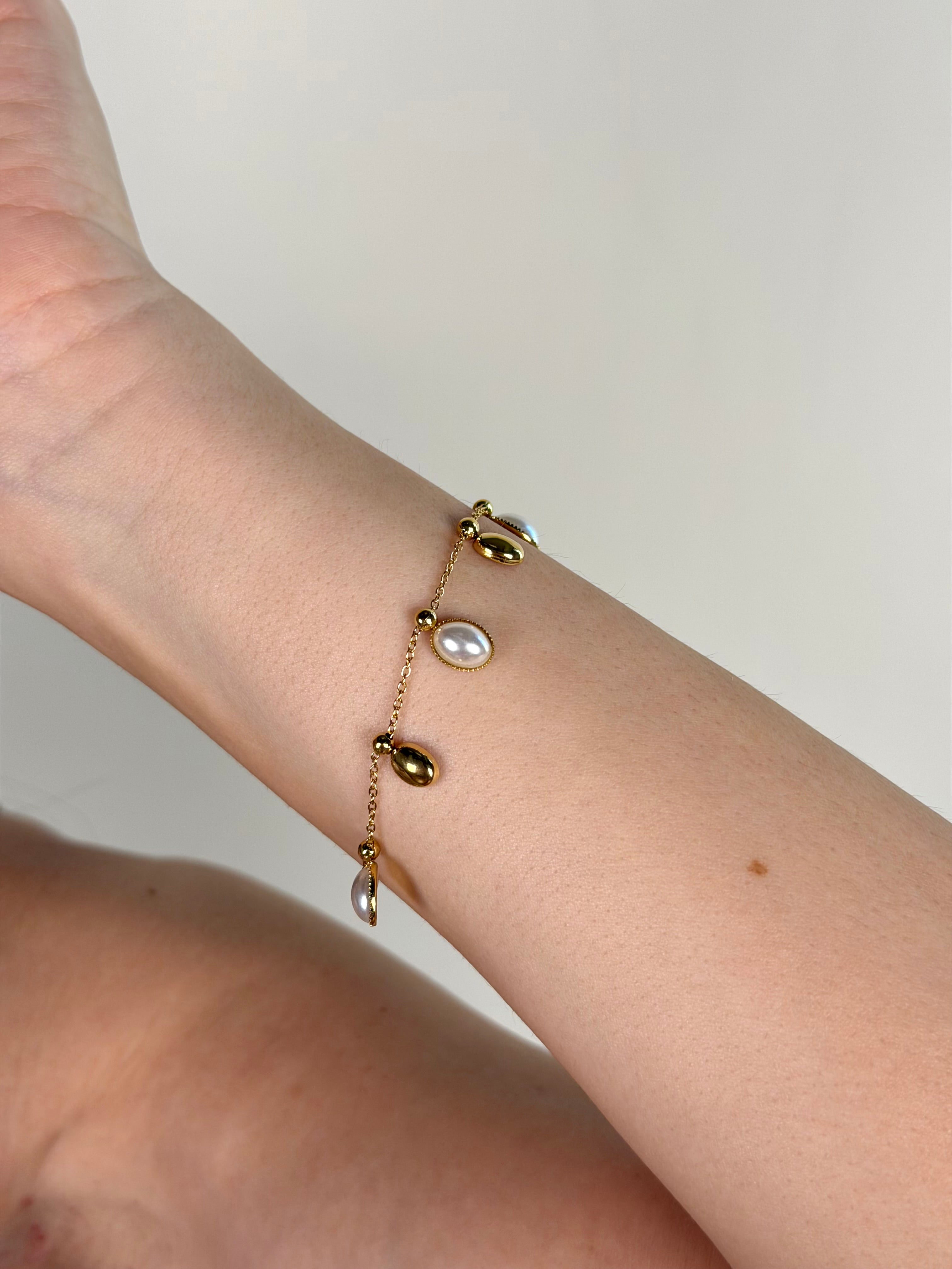 Bracciale pendenti - collezione perla