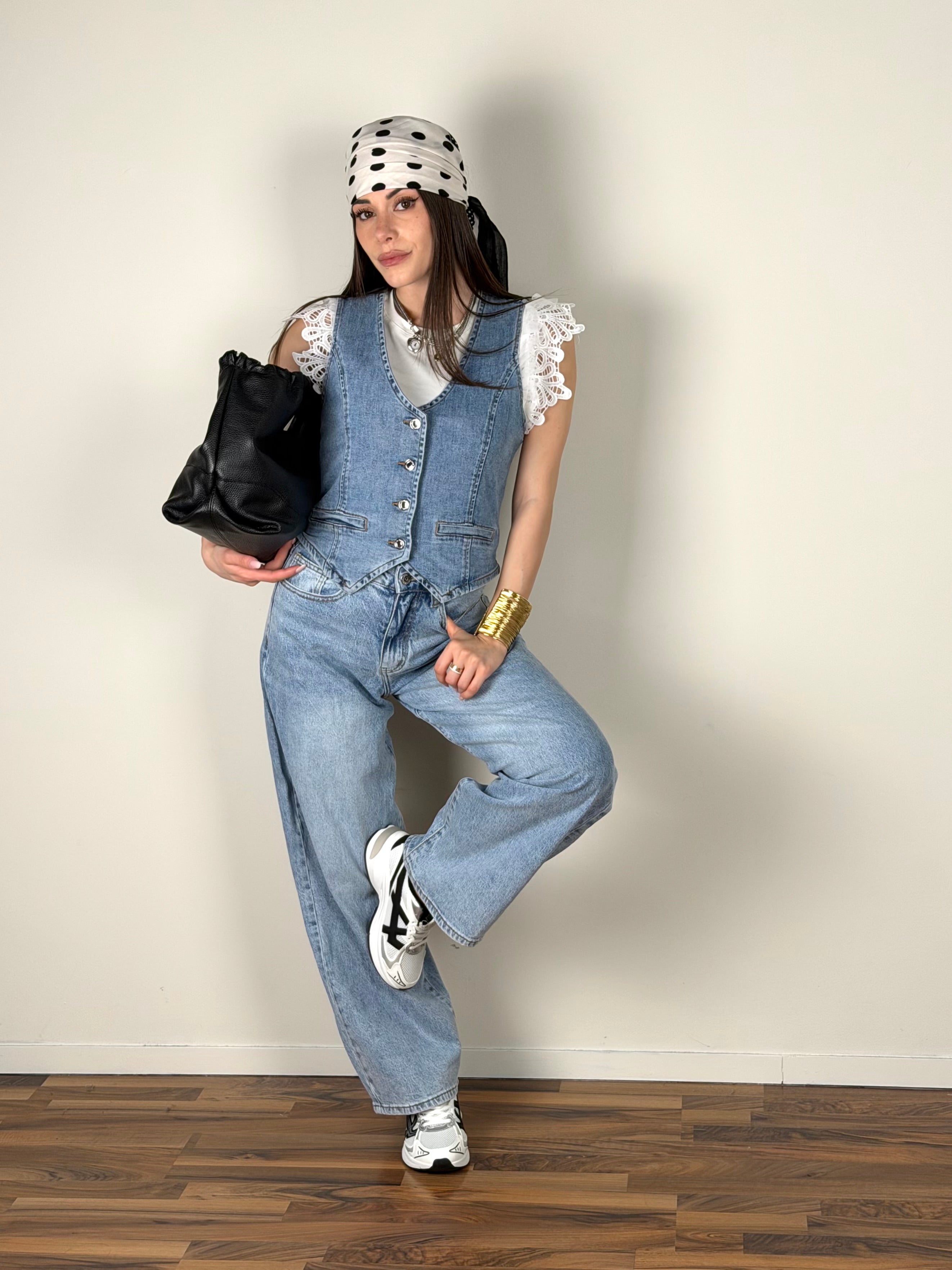 Gilet jeans Barcellona