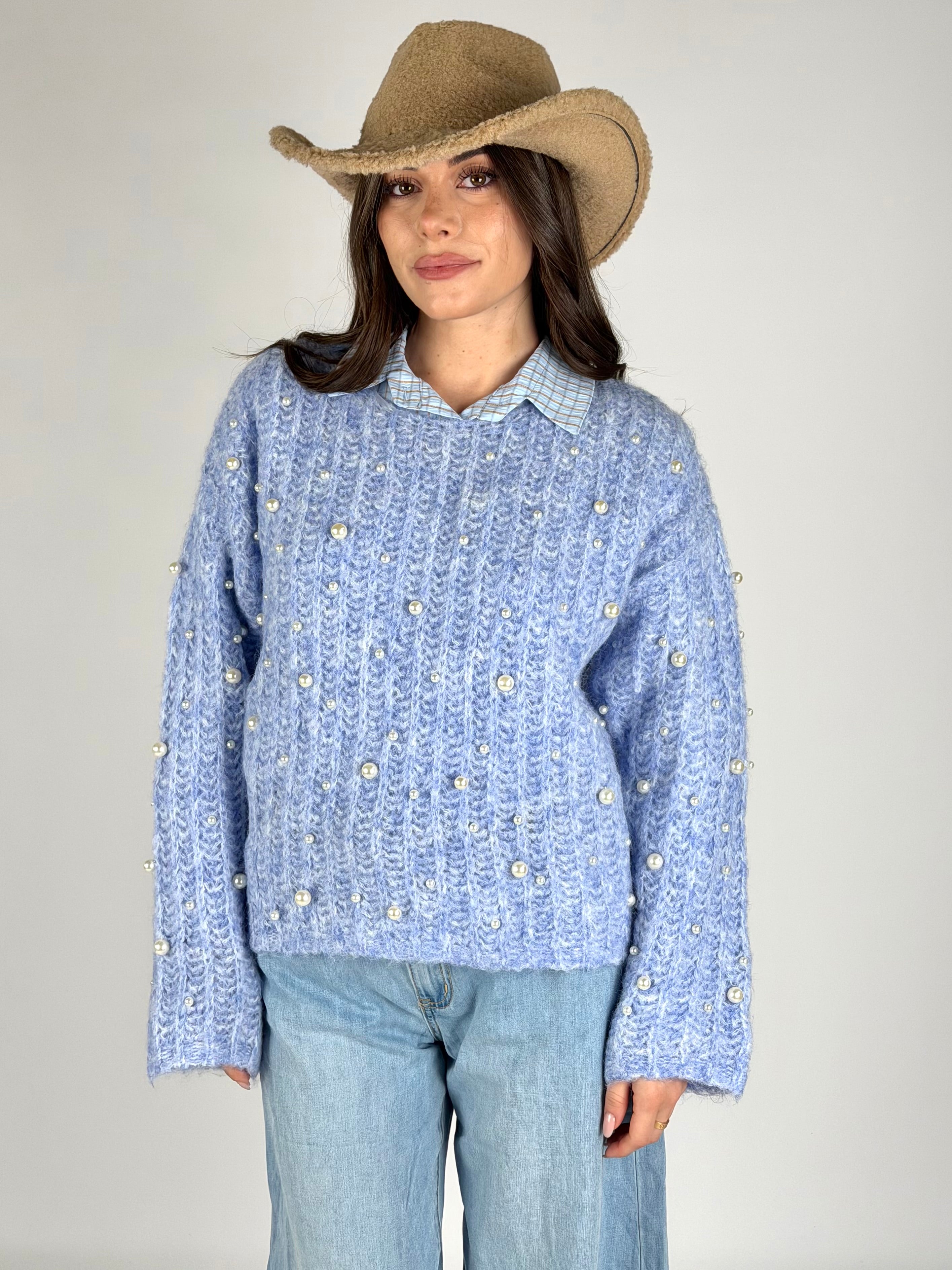 Maglia Sophie celeste