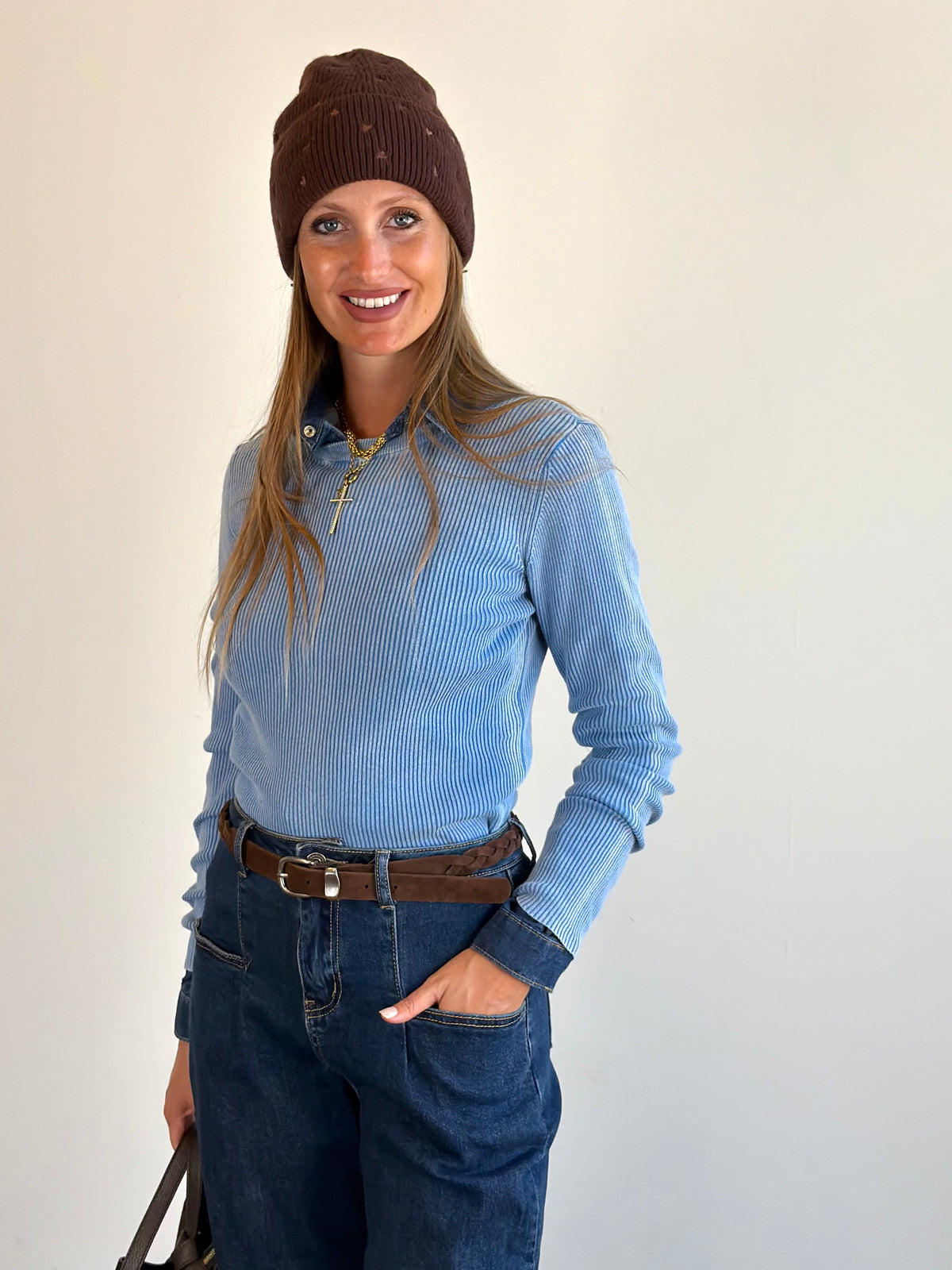 Maglia Stone celeste