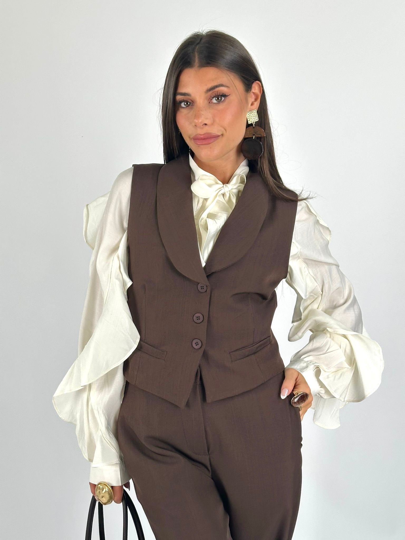 Completo Samara marrone