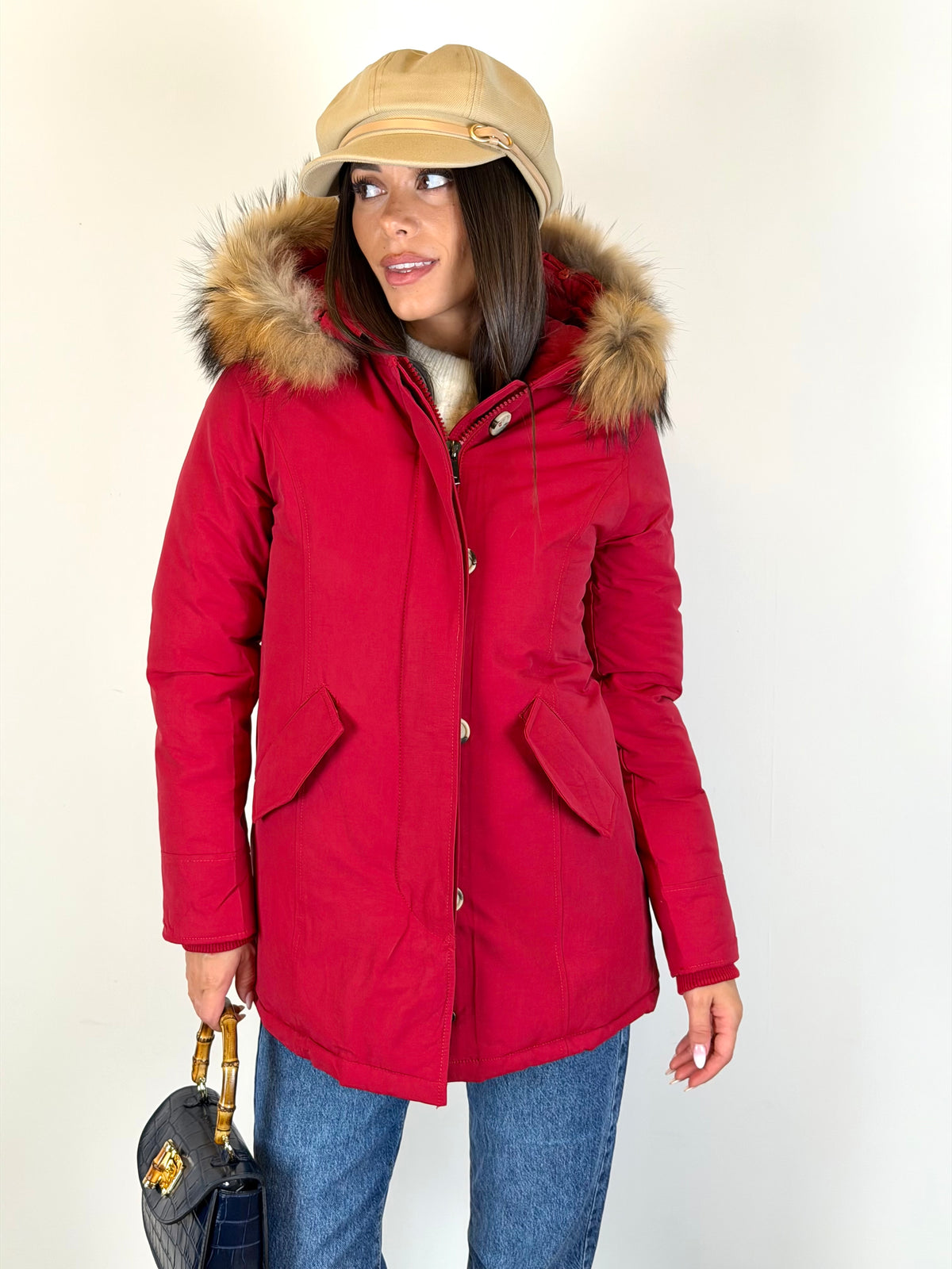 Parka rosso