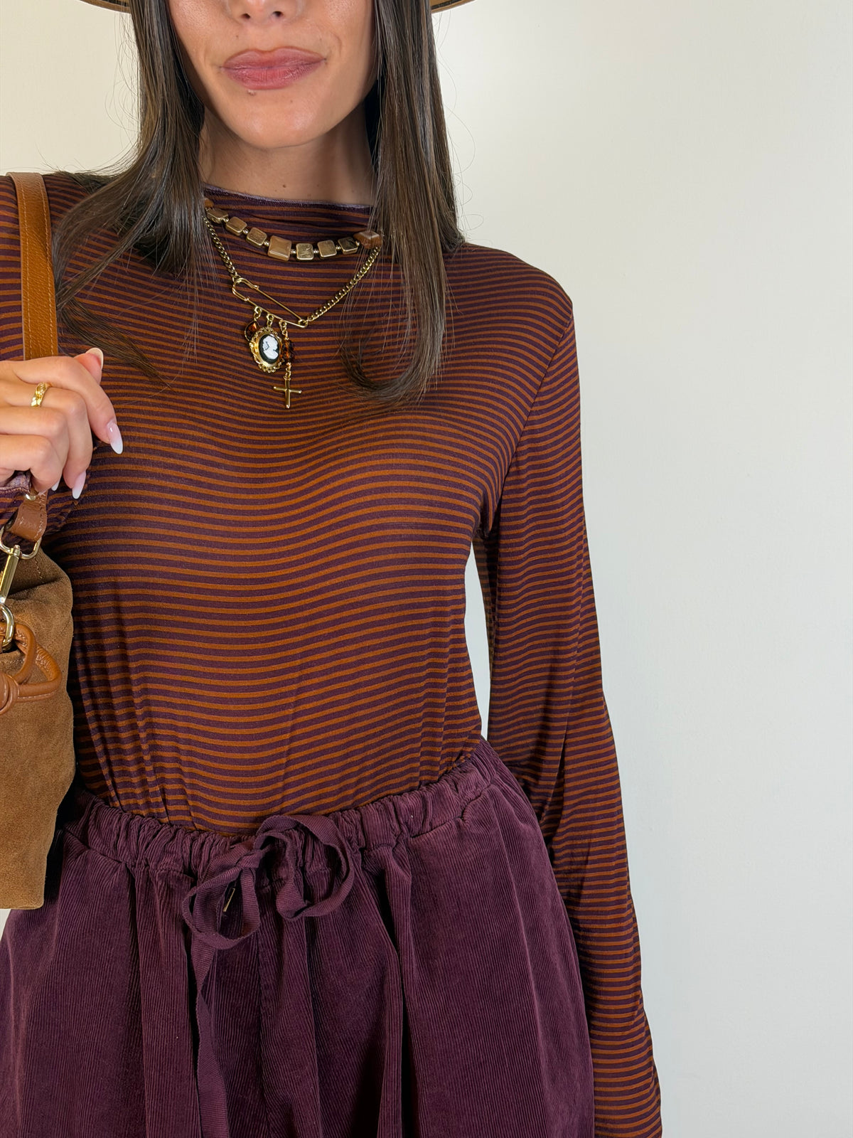 Maglia Ginny bordeaux