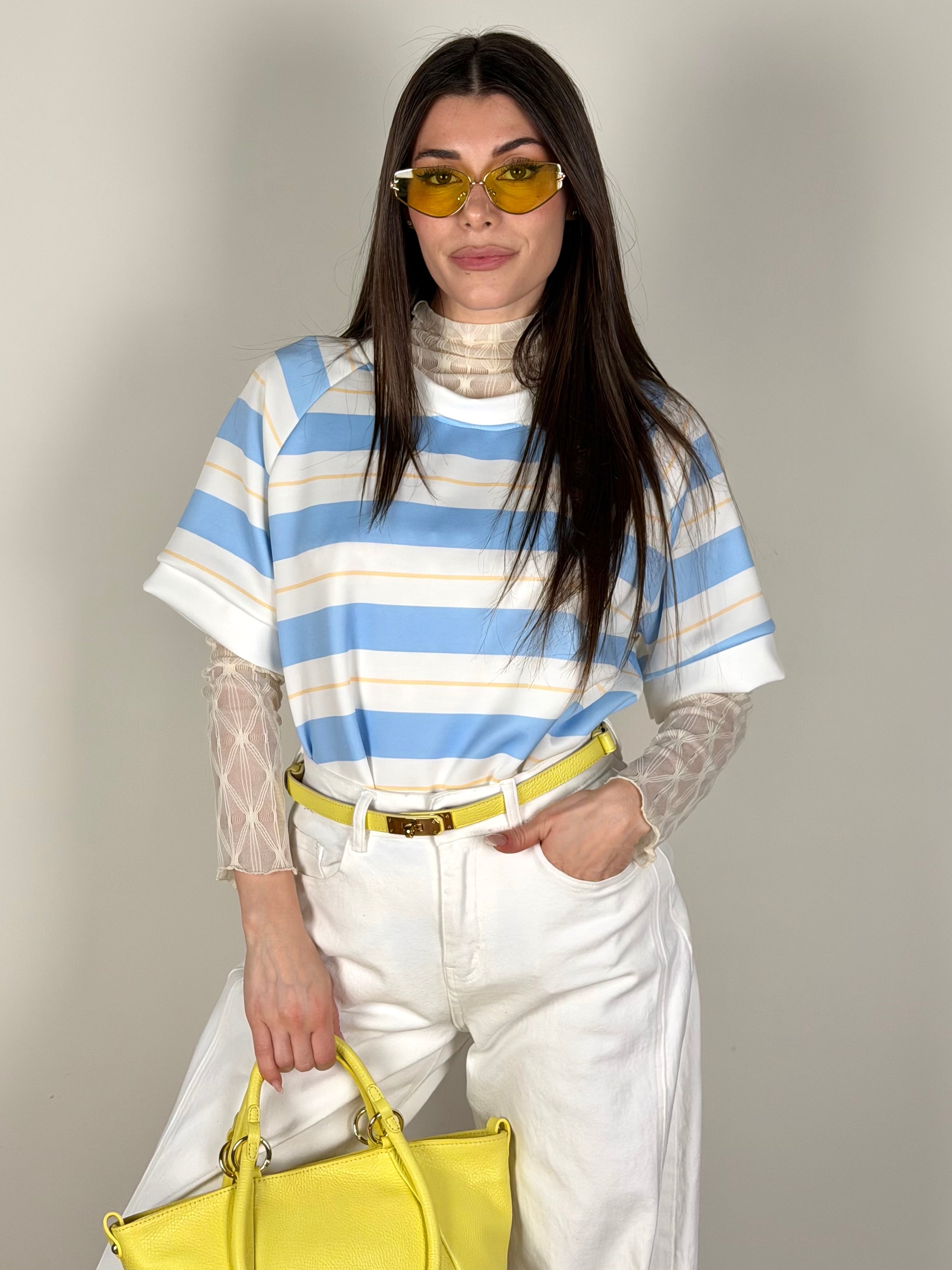 Maglia Valentine celeste