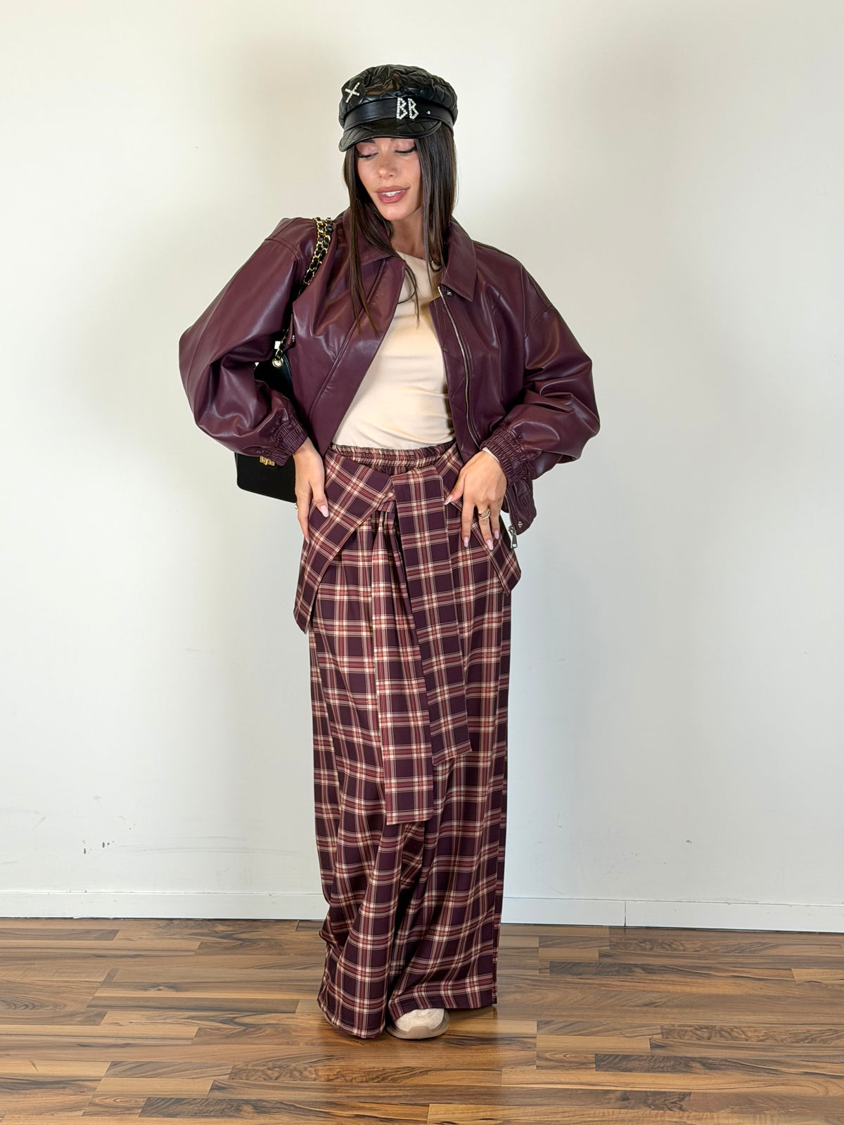 Bomber PREMIUM Label bordeaux