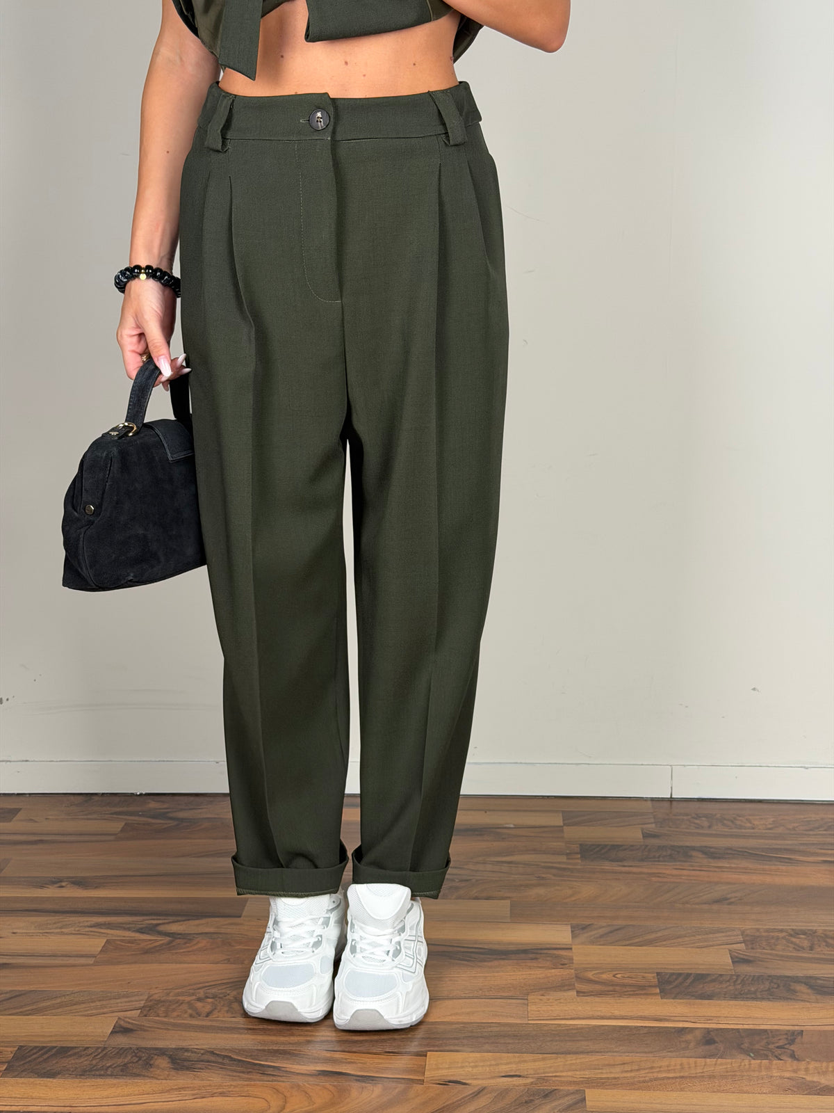 Pantalone Diana verde