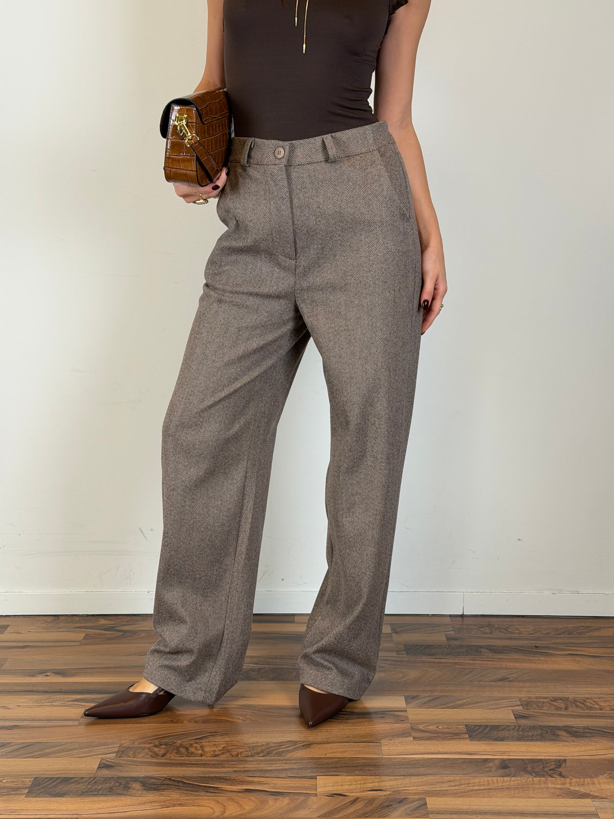 Pantalone mélange moro