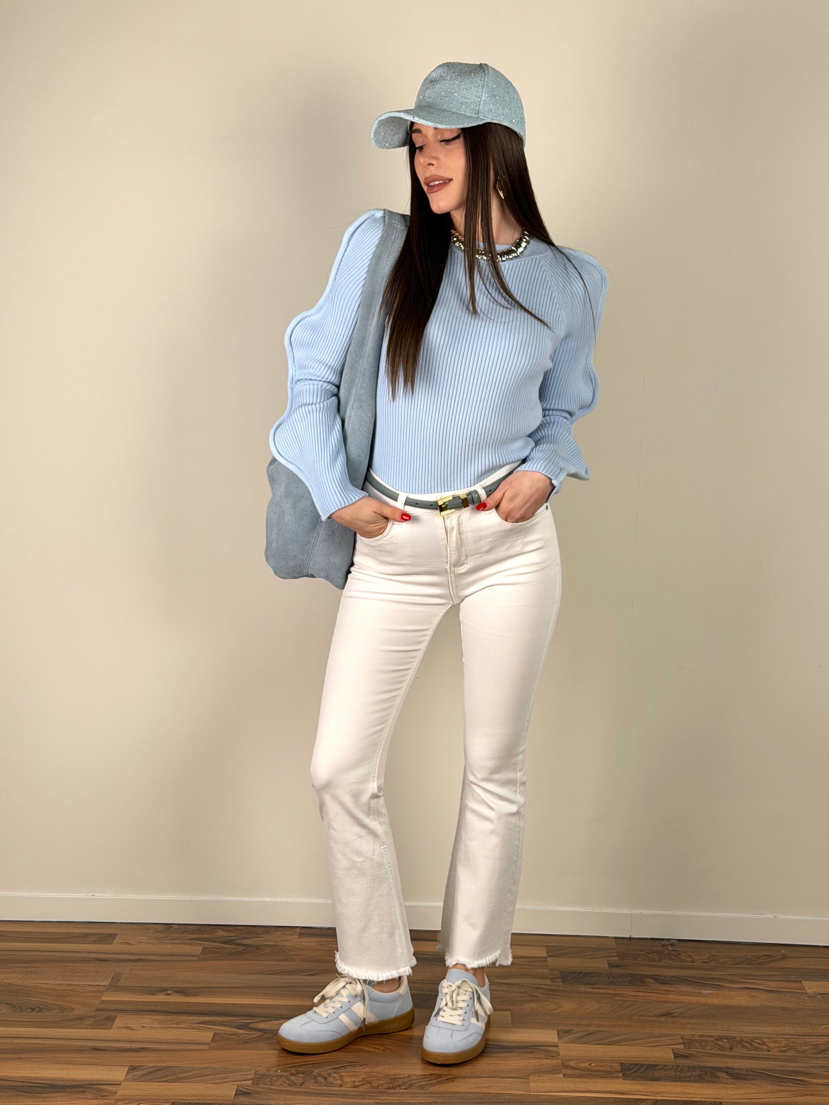 Jeans Zoe bianco