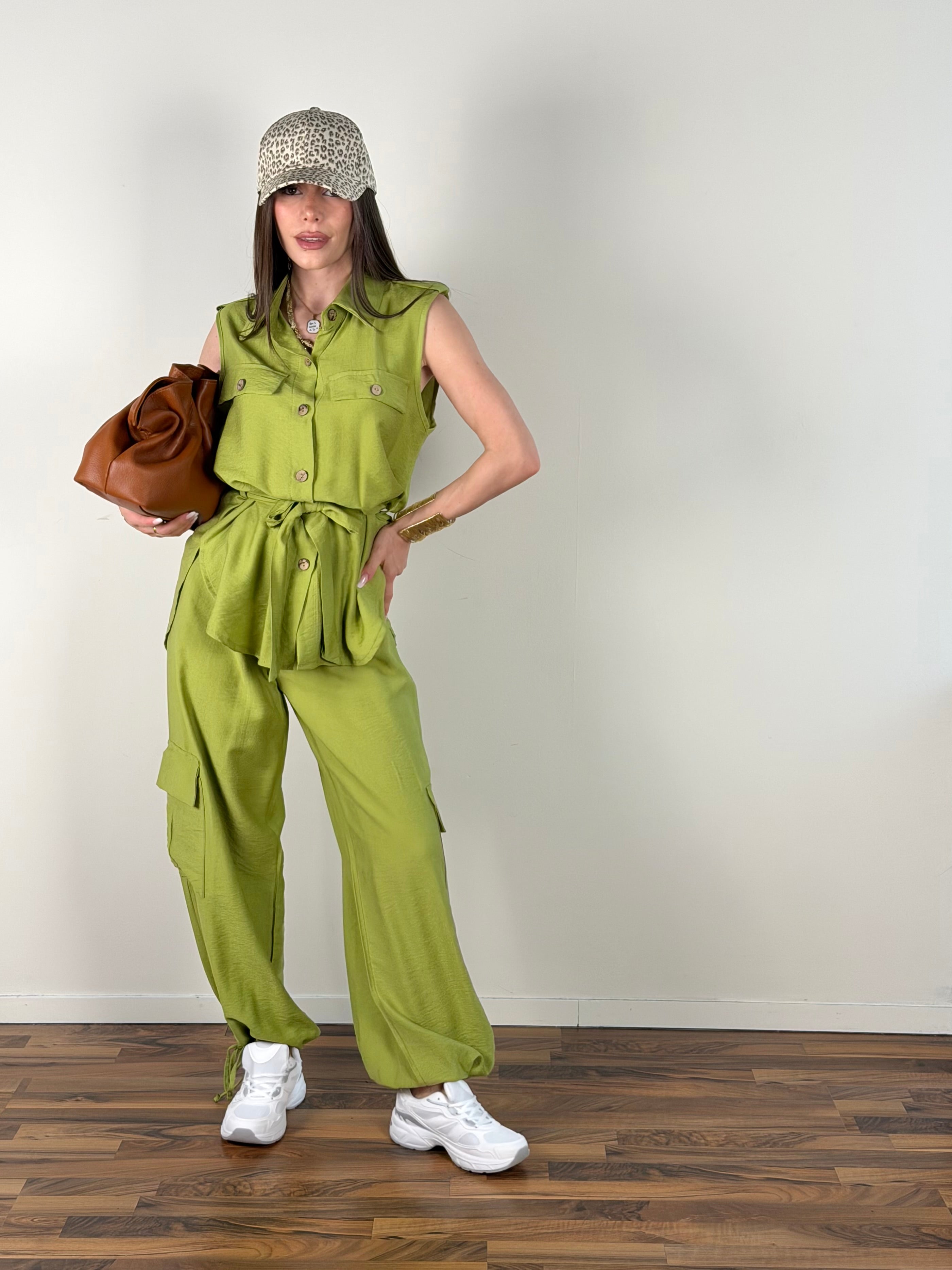 Pantalone Twist verde