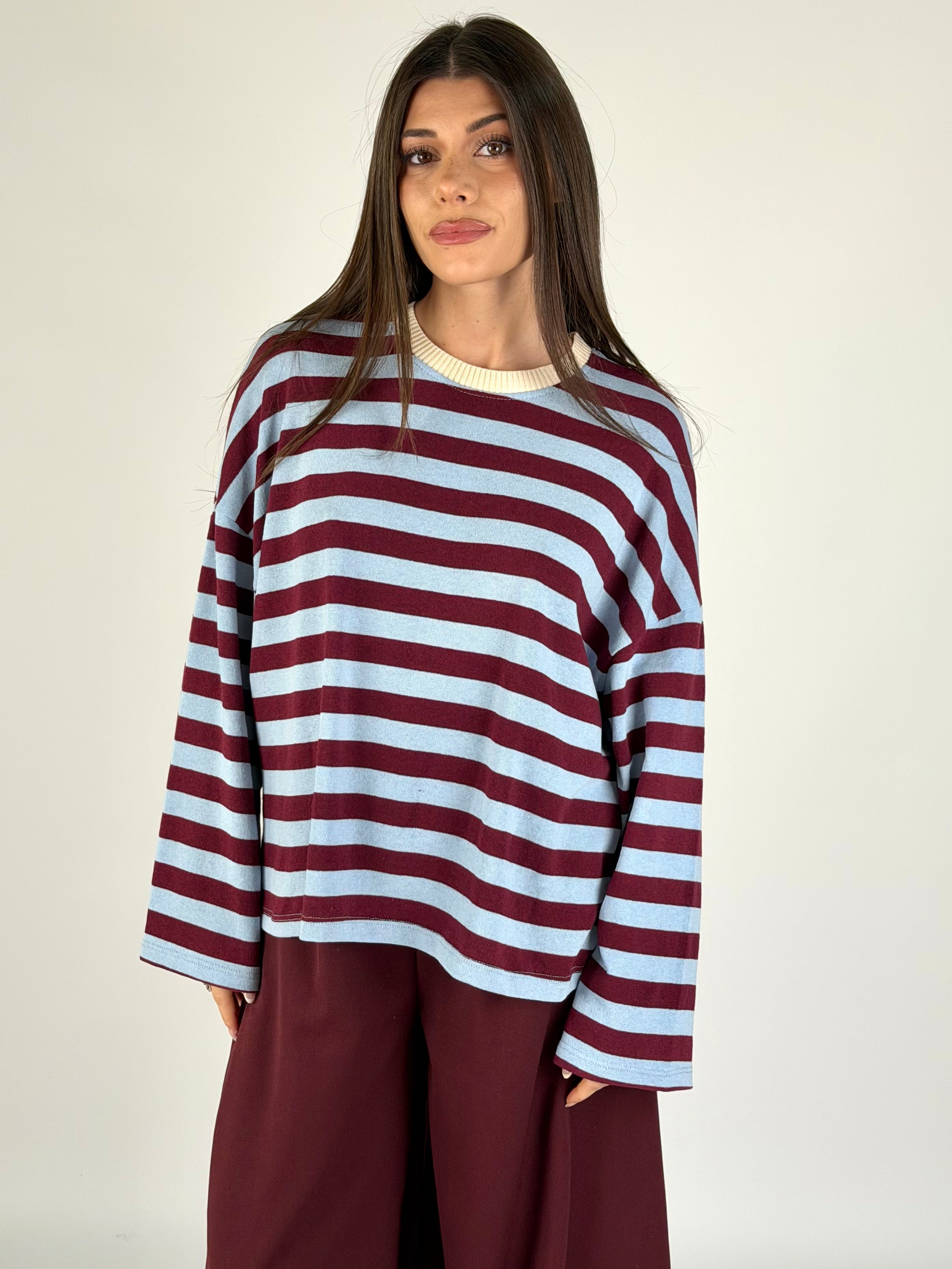 Maglia Iris bordeaux
