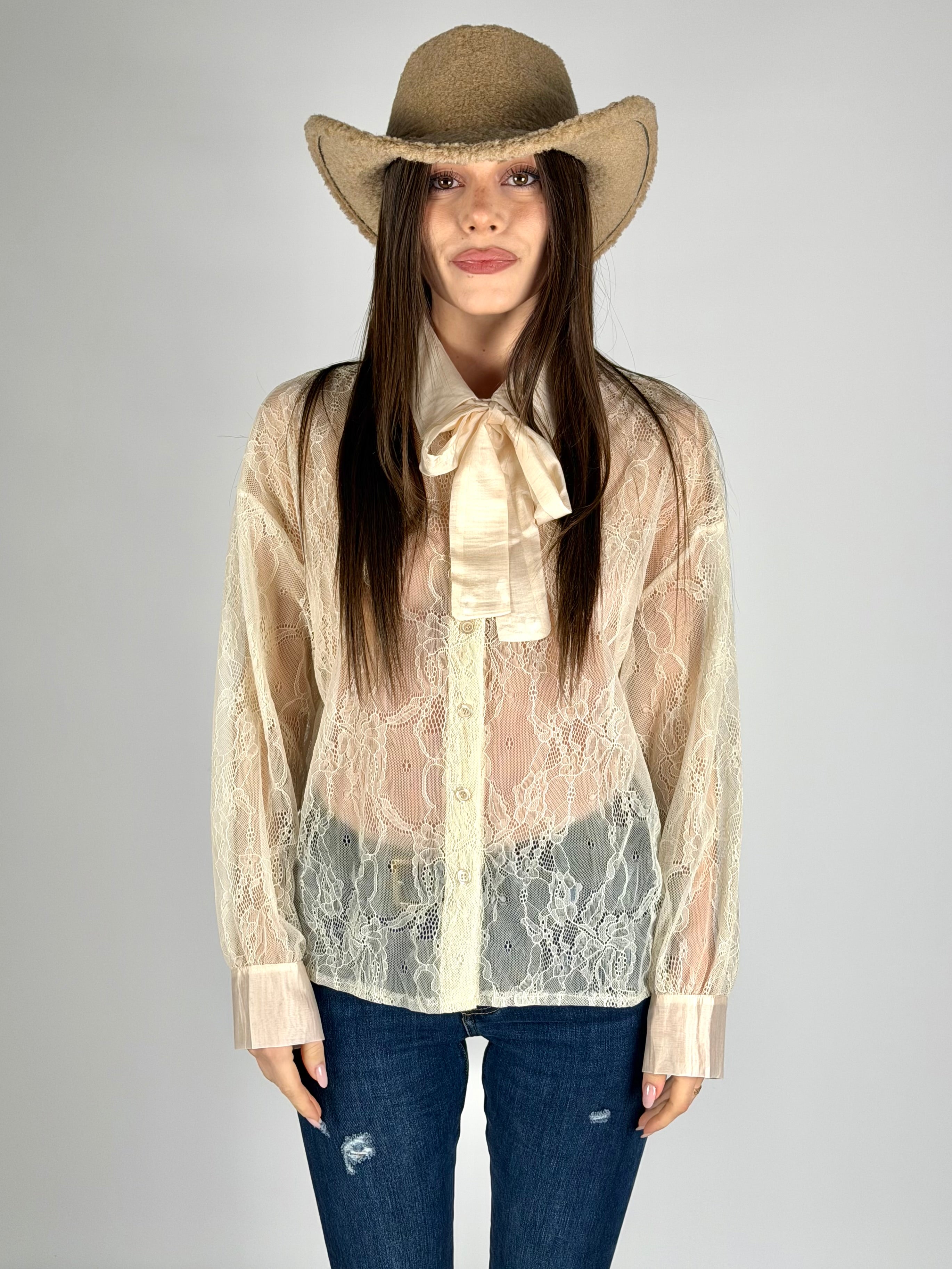 Camicia Mina beige