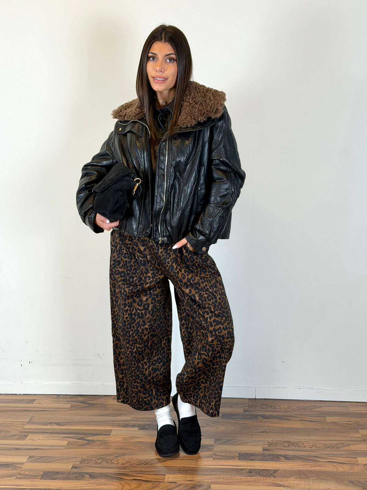 Cappotto Bomber Rebel nero