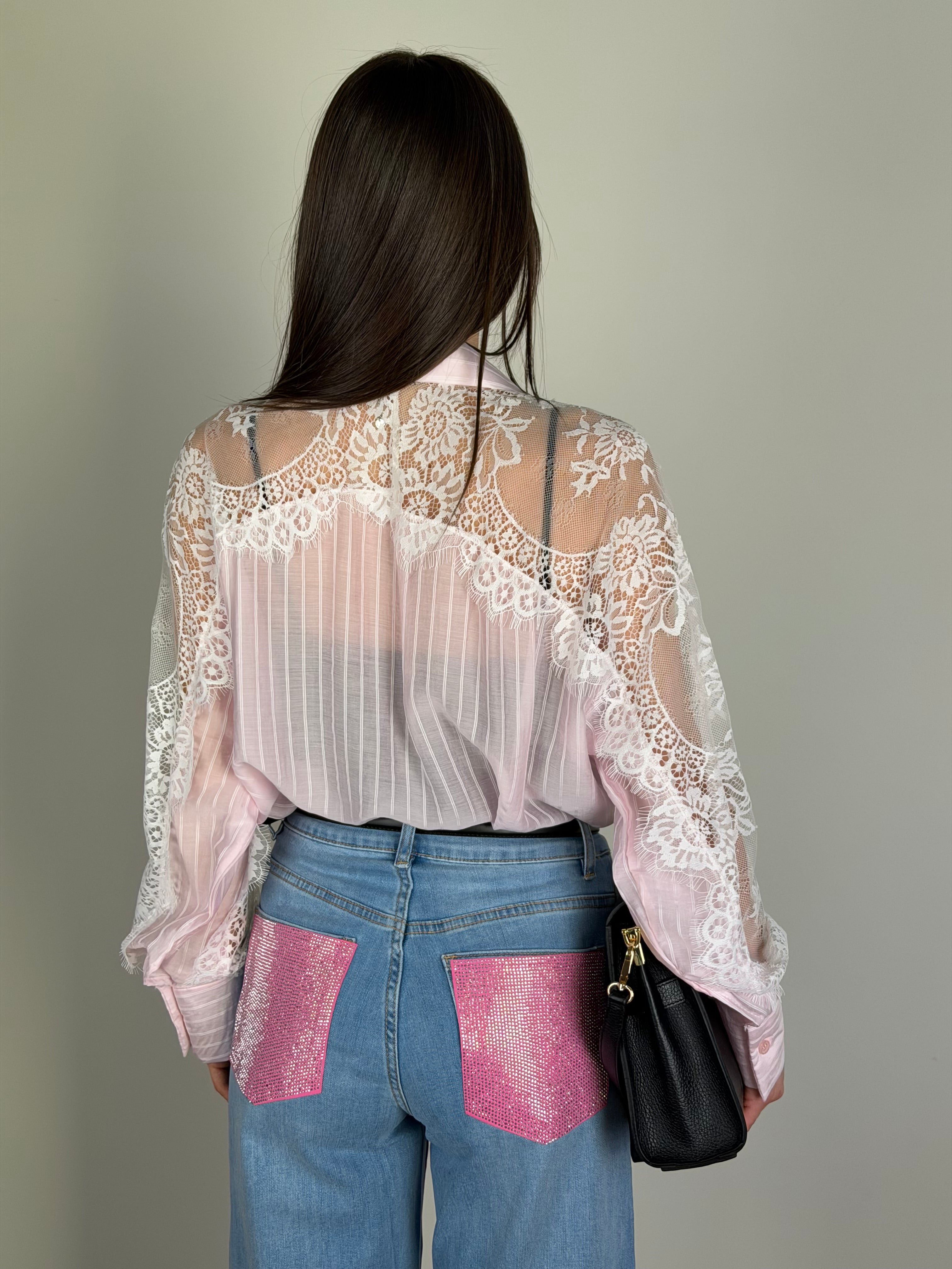 Camicia Baby-doll rosa