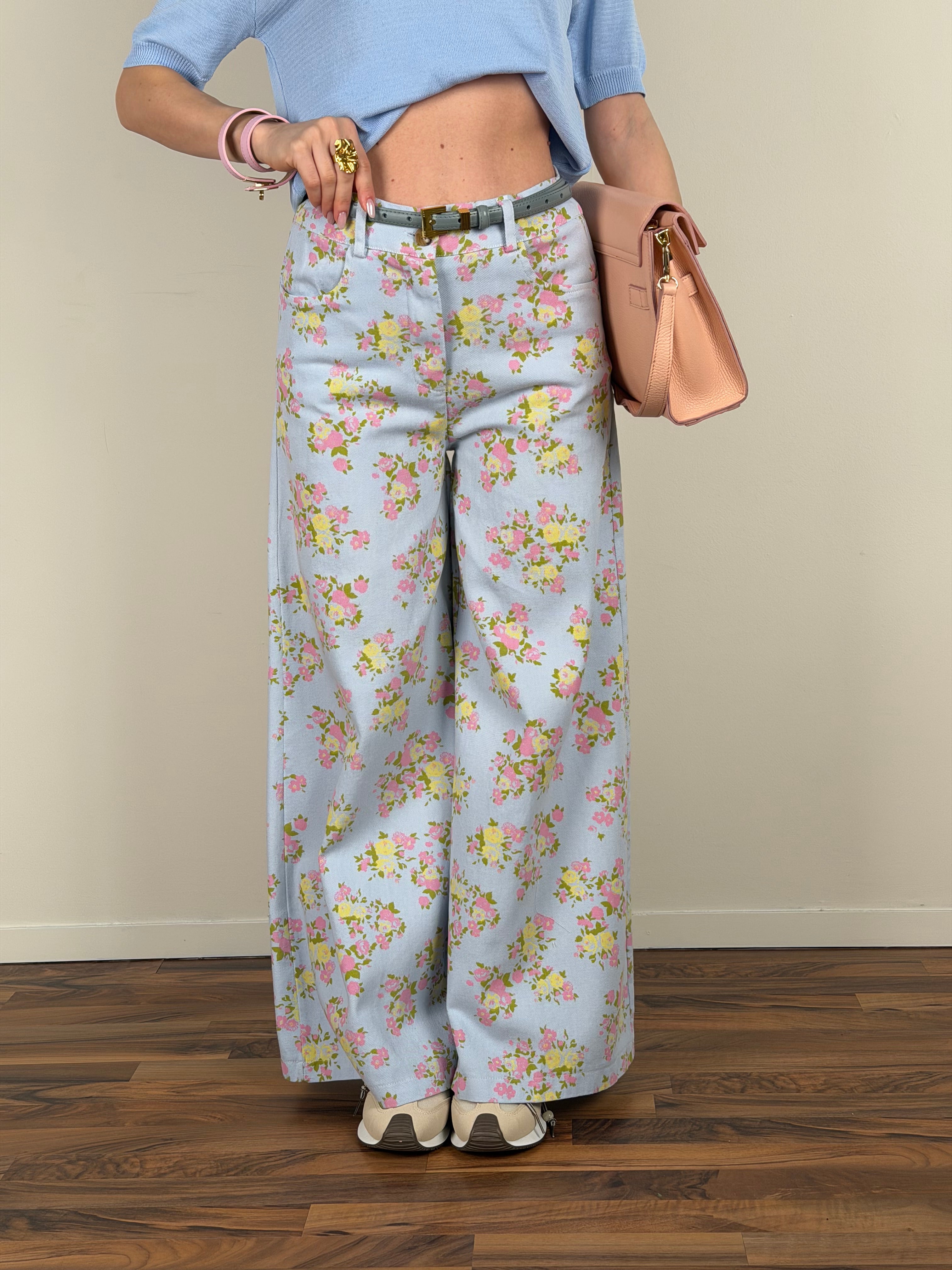 Pantalone Symon celeste