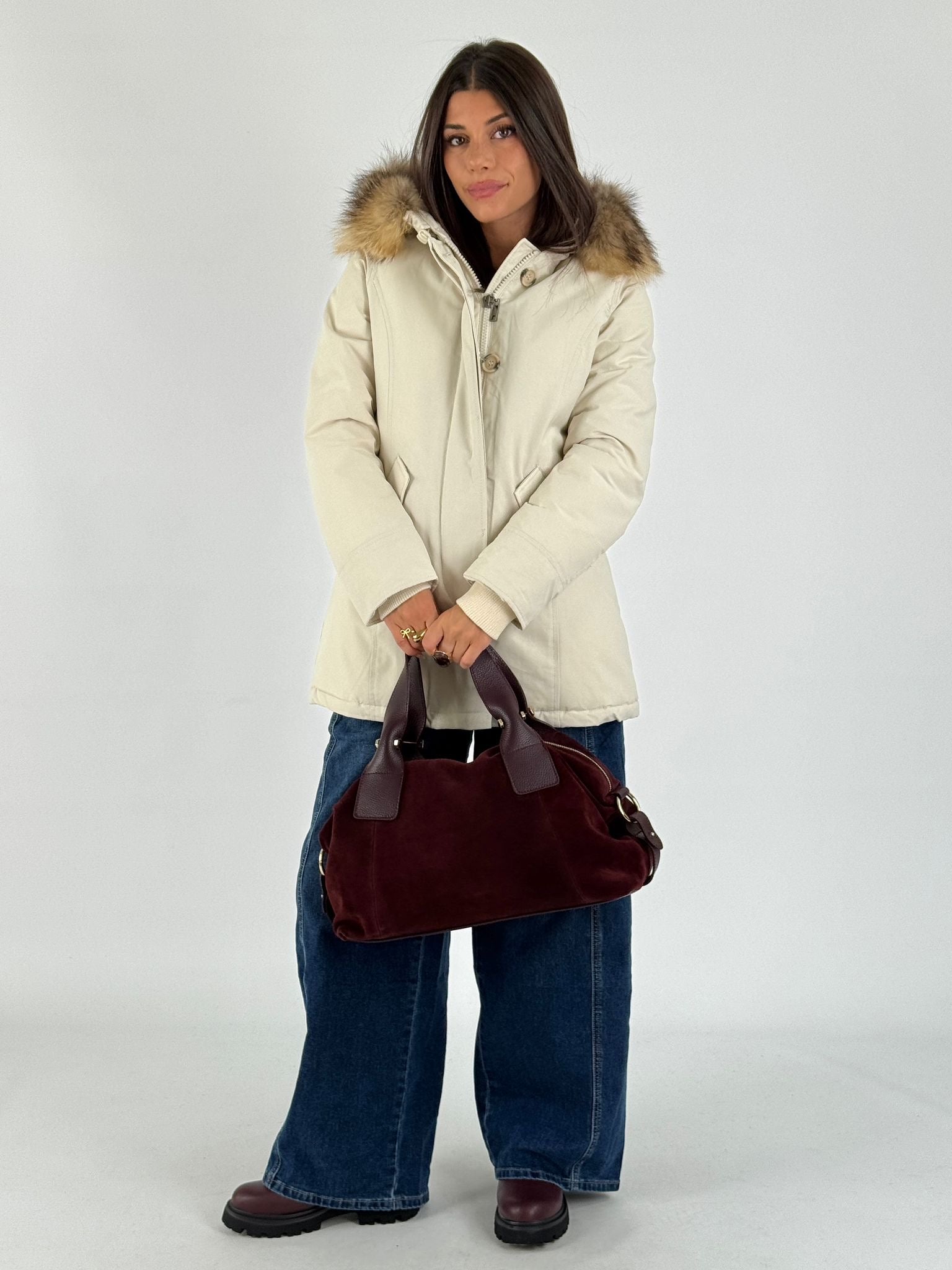 Giaccone Parka bianco