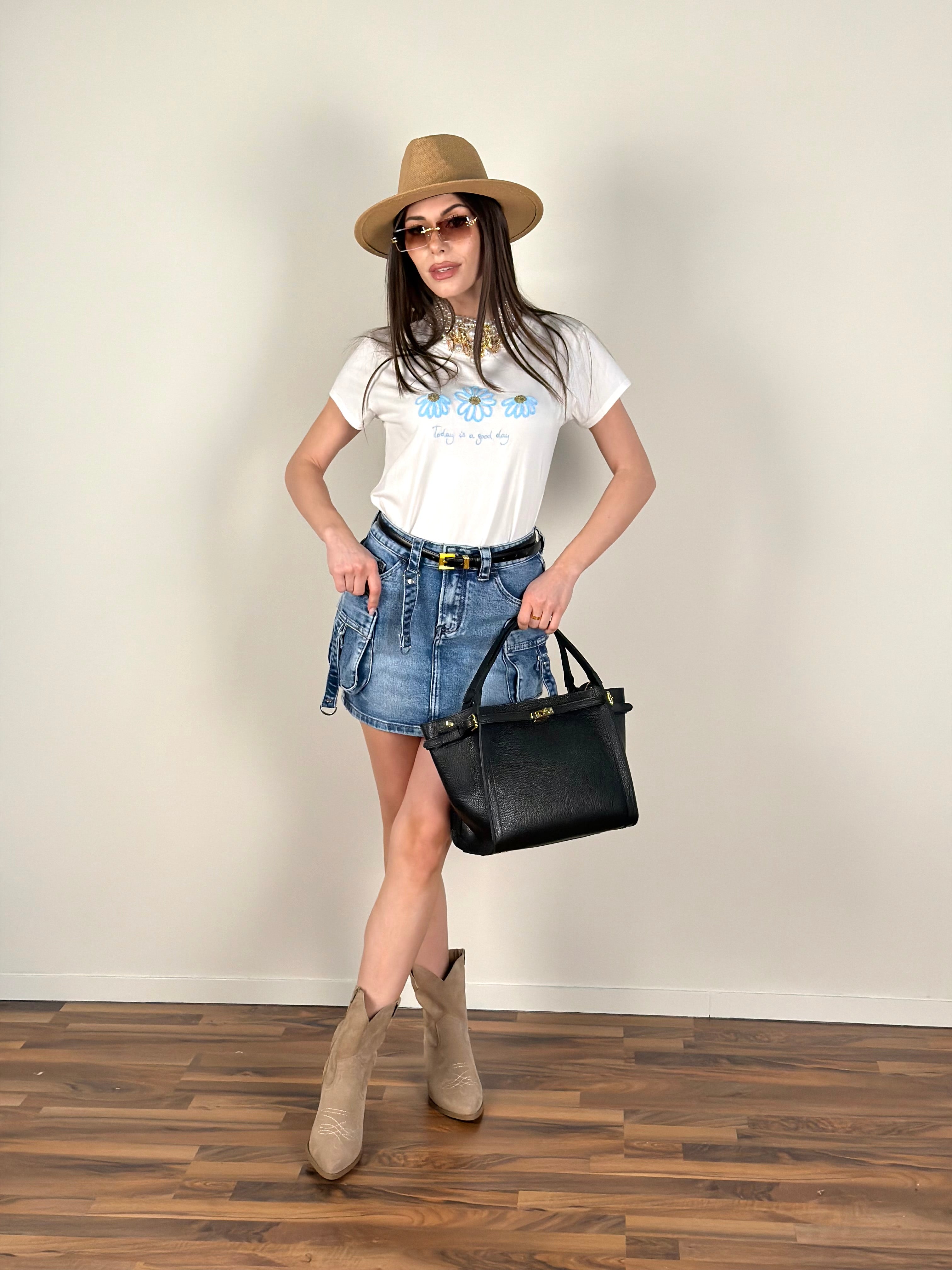 T-shirt “good day” celeste