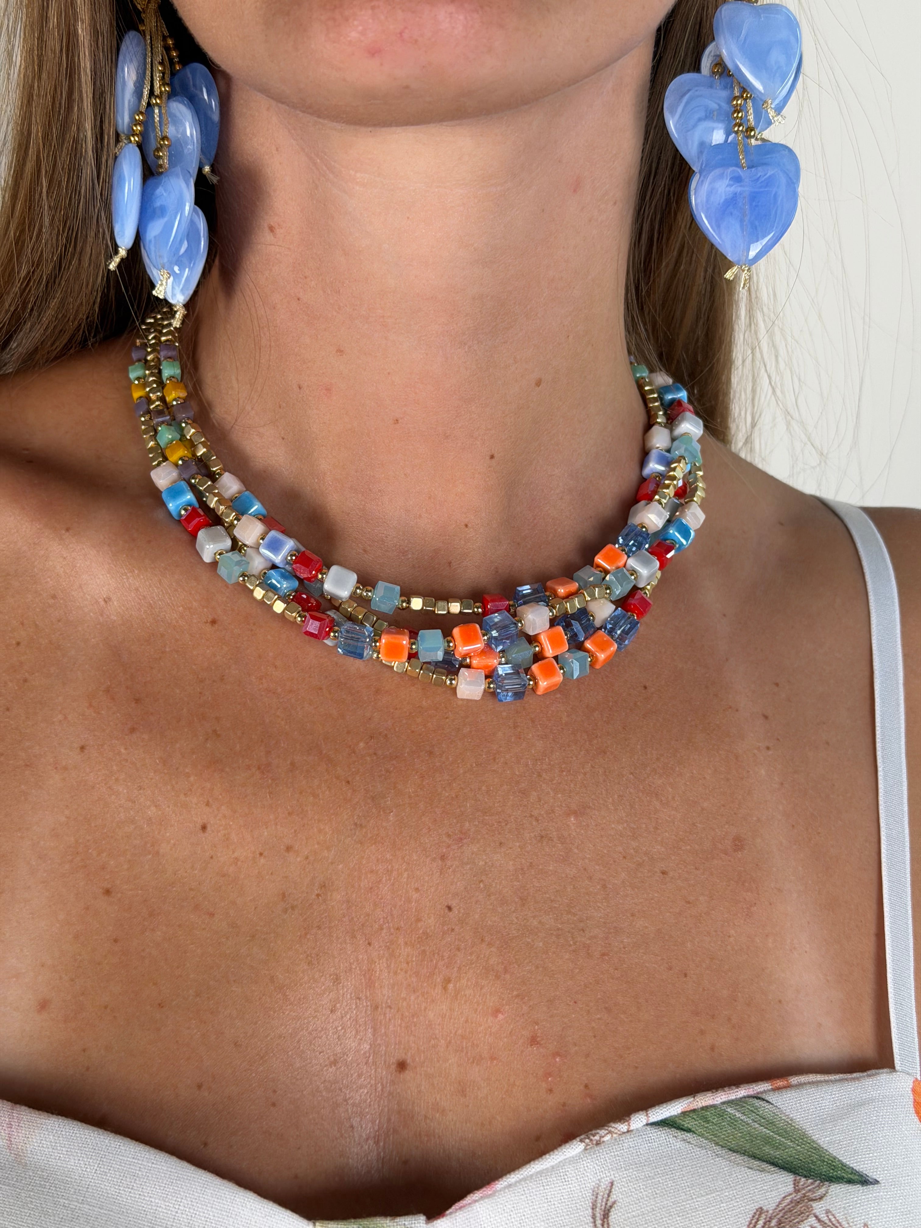 Collana Cubetti   - collezione ORIGAMI