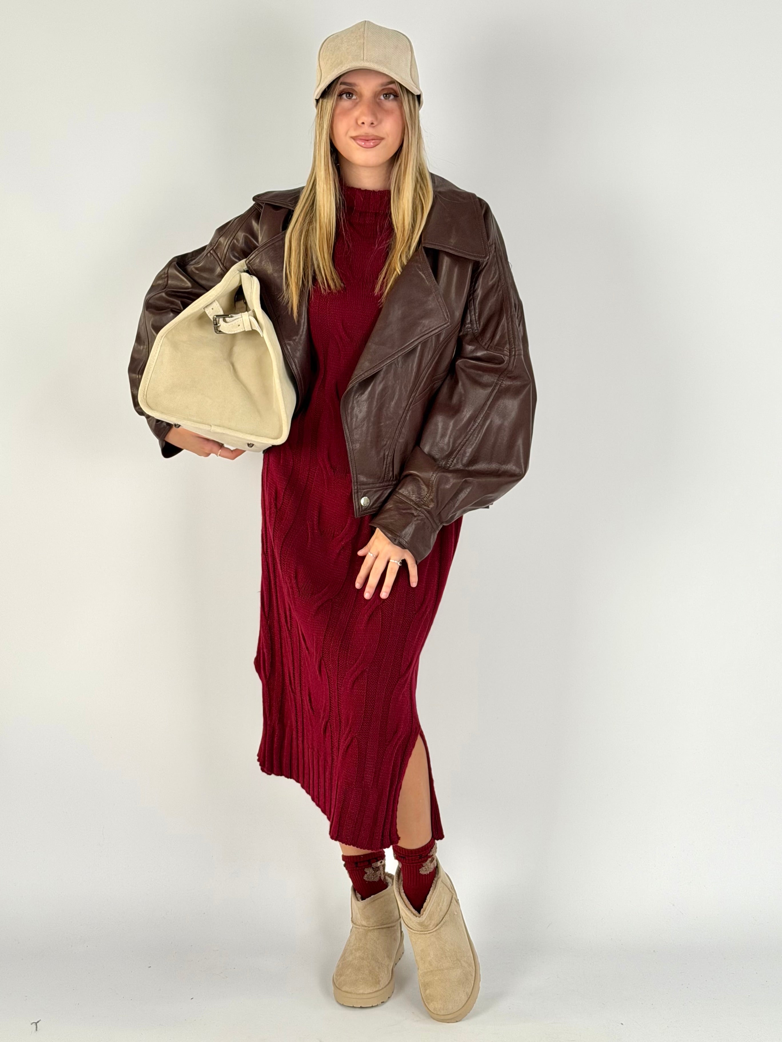 Bomber Lucy bordeaux