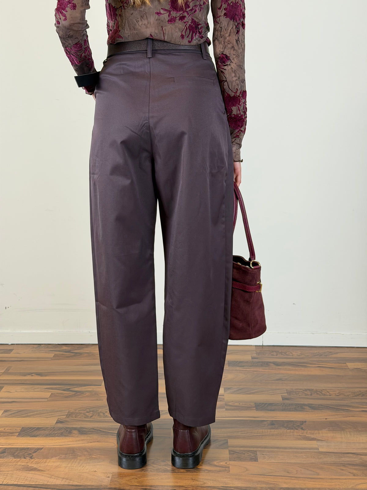 Pantalone James bordeaux