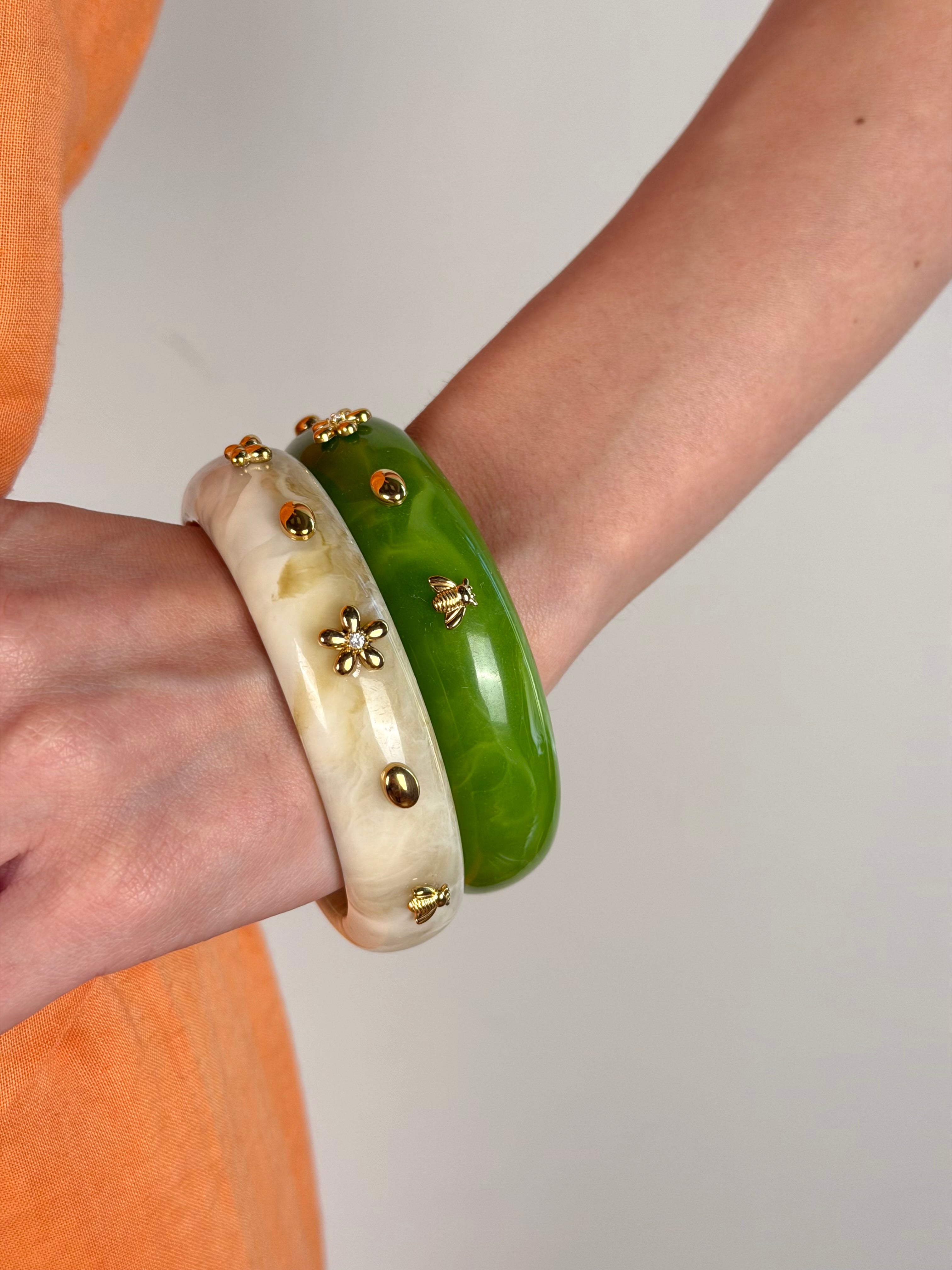 Bracciale applicazioni 2 colori - collezione multicolor