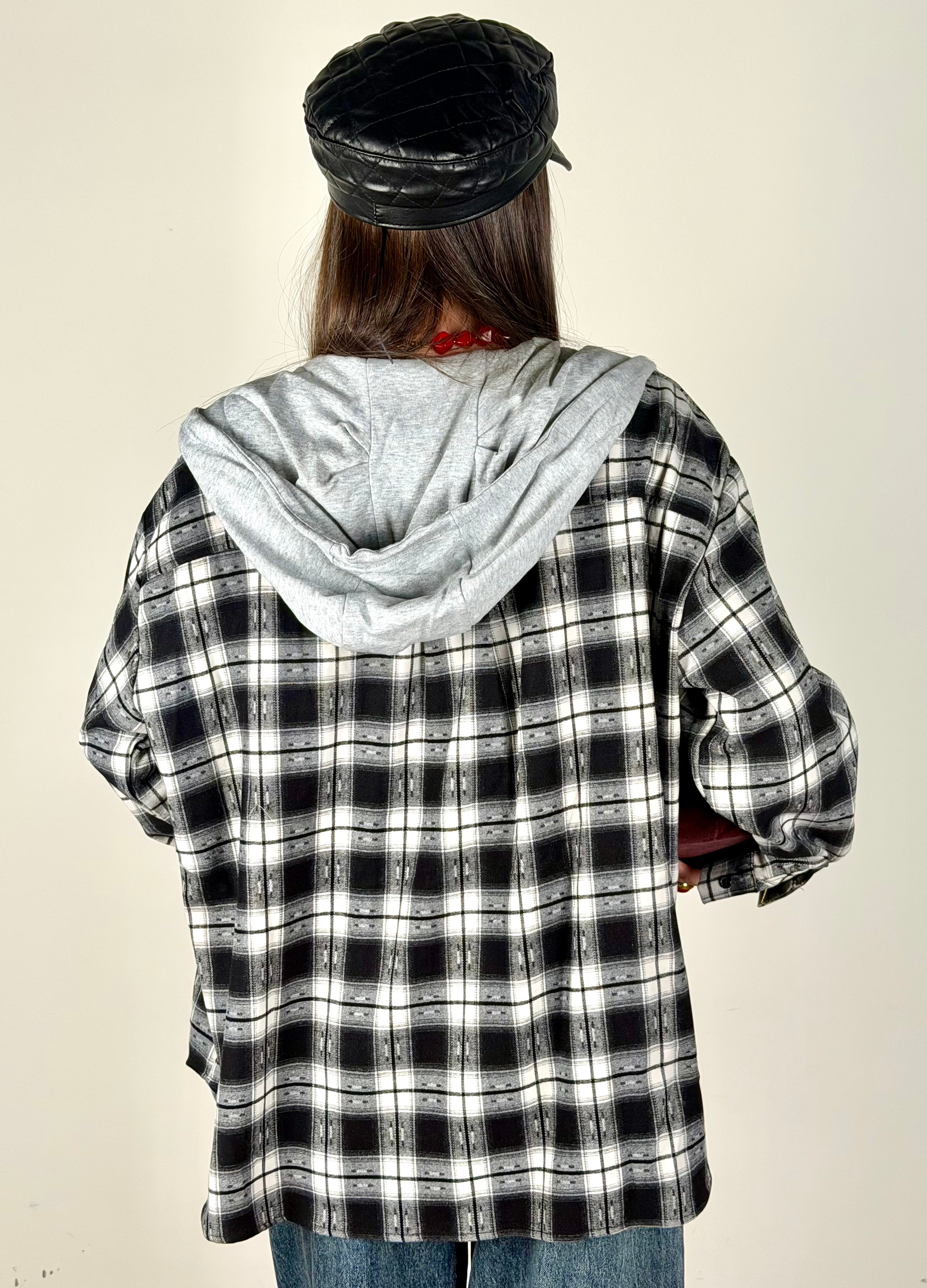 Camicia Check Street nero