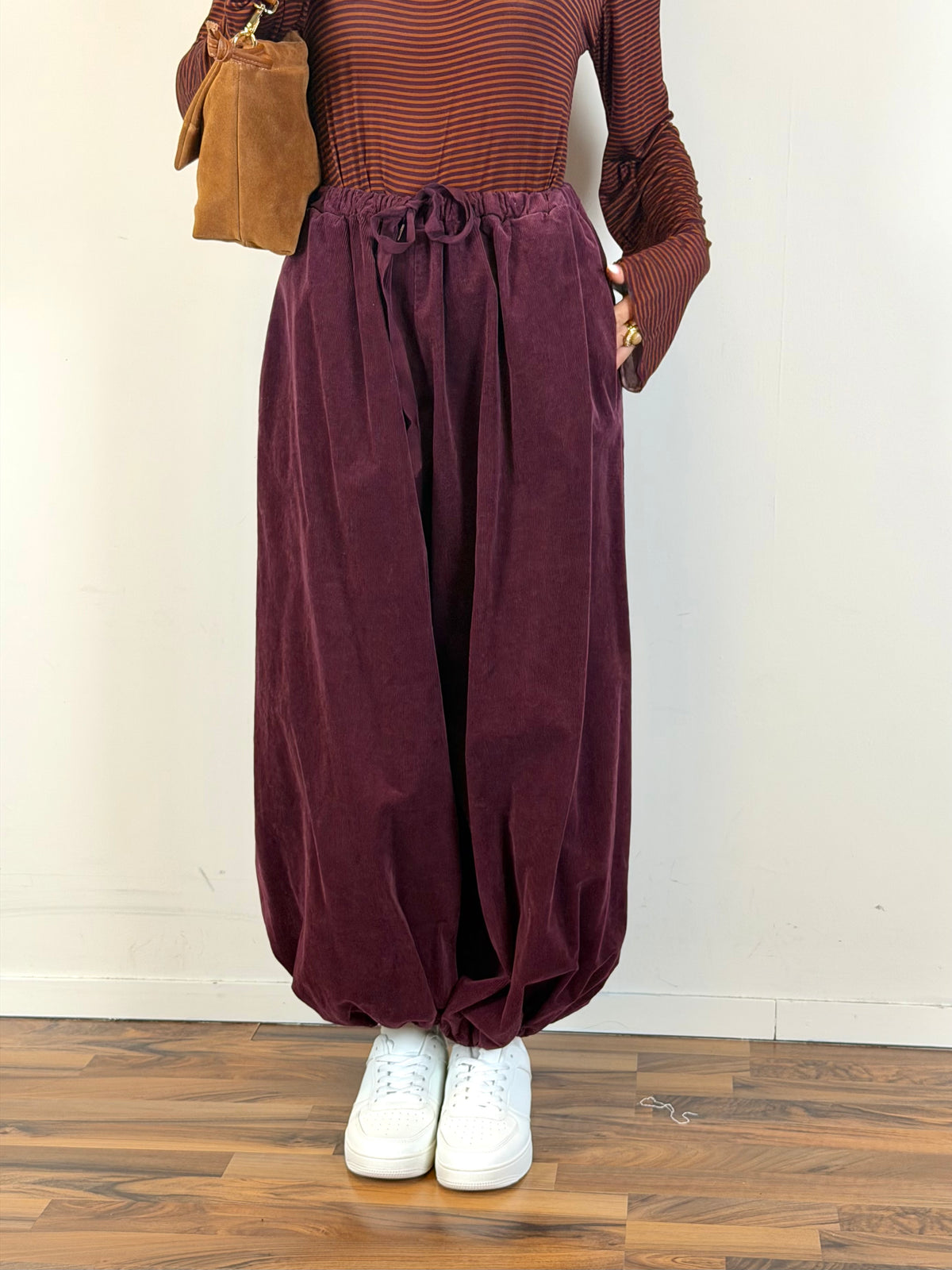 Pantalone Ginny bordeaux