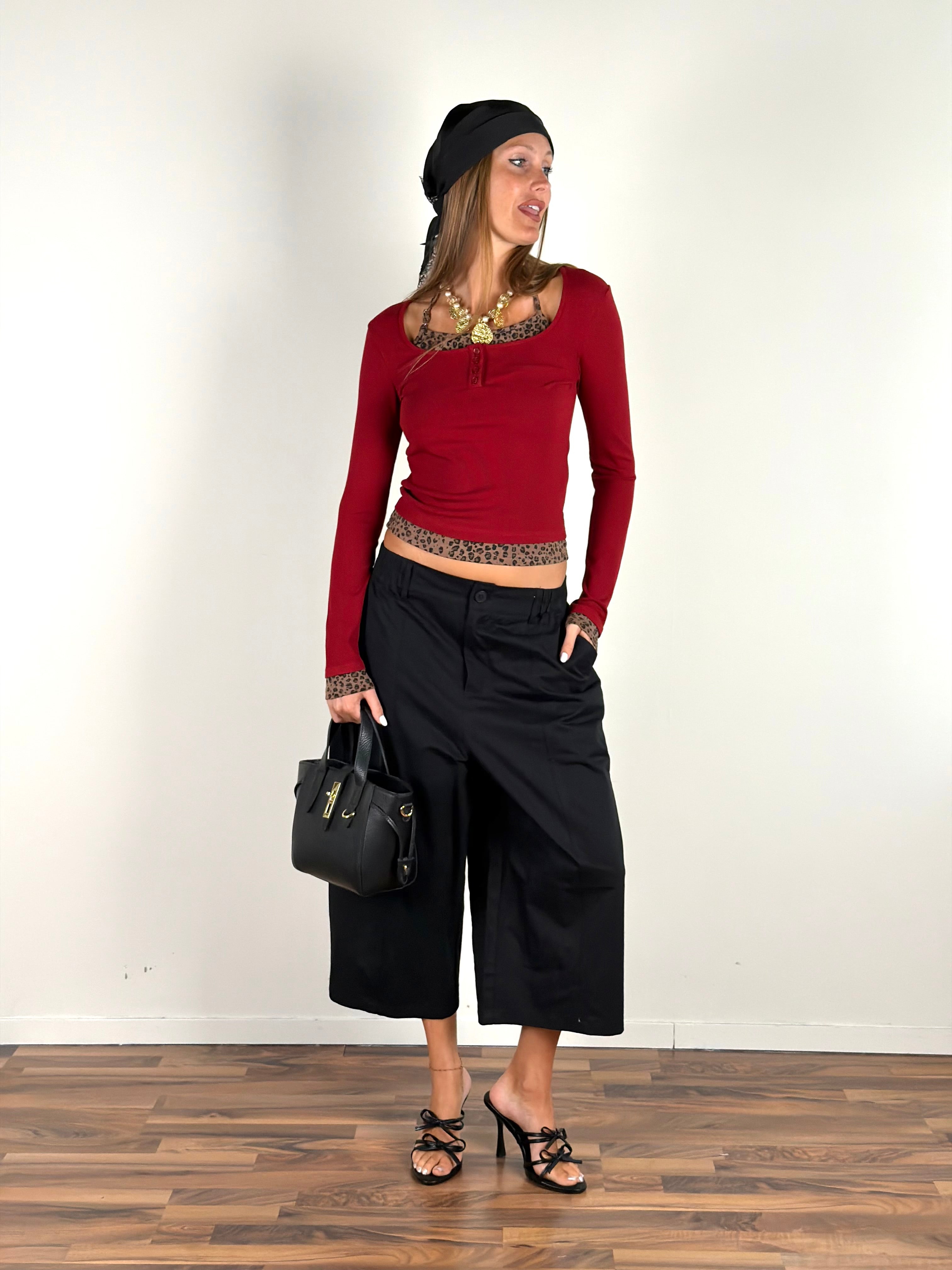 Pantalone Jasmine nero