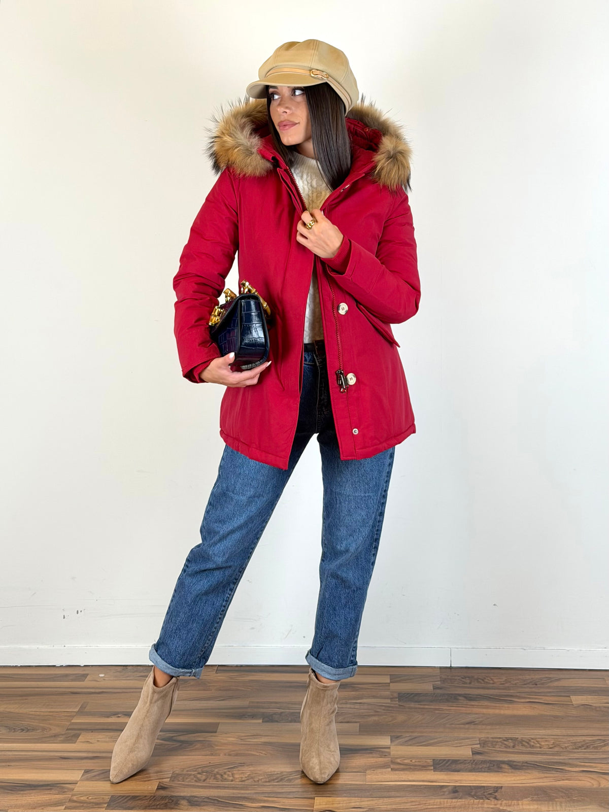 Parka rosso