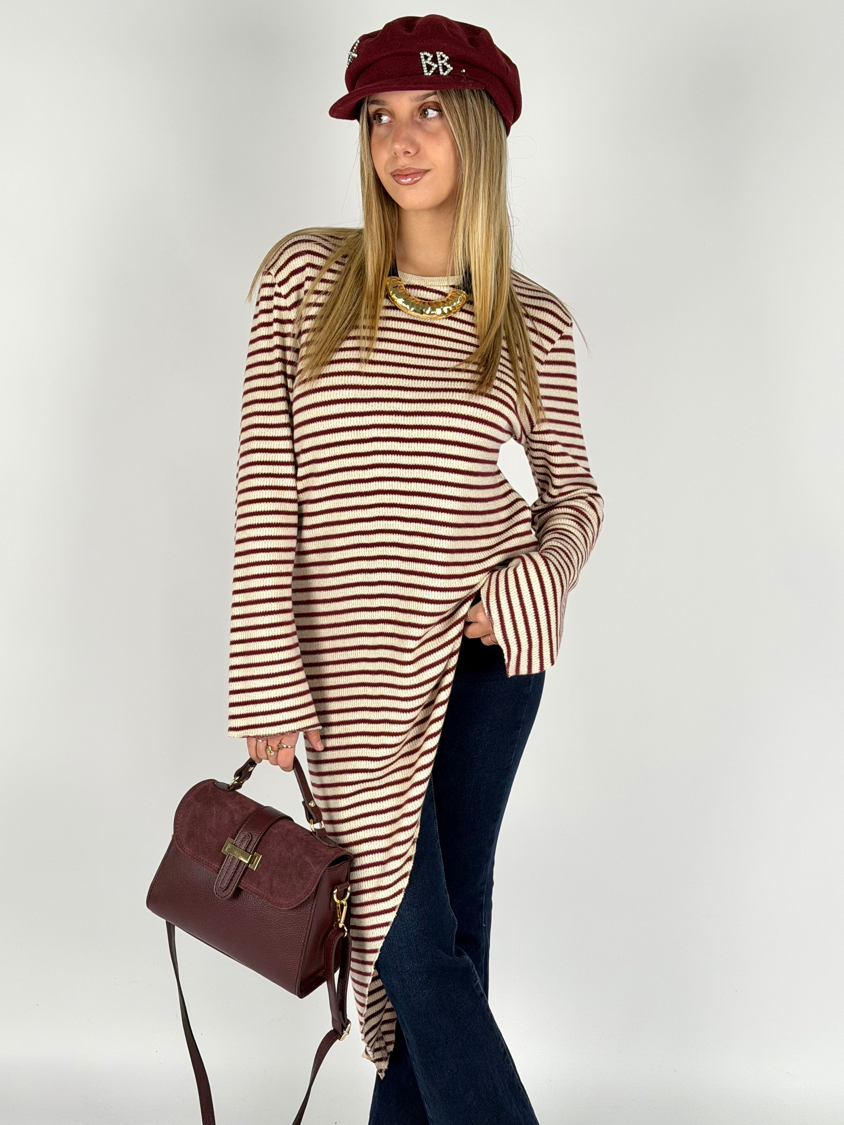 Maglia Alexandra bordeaux