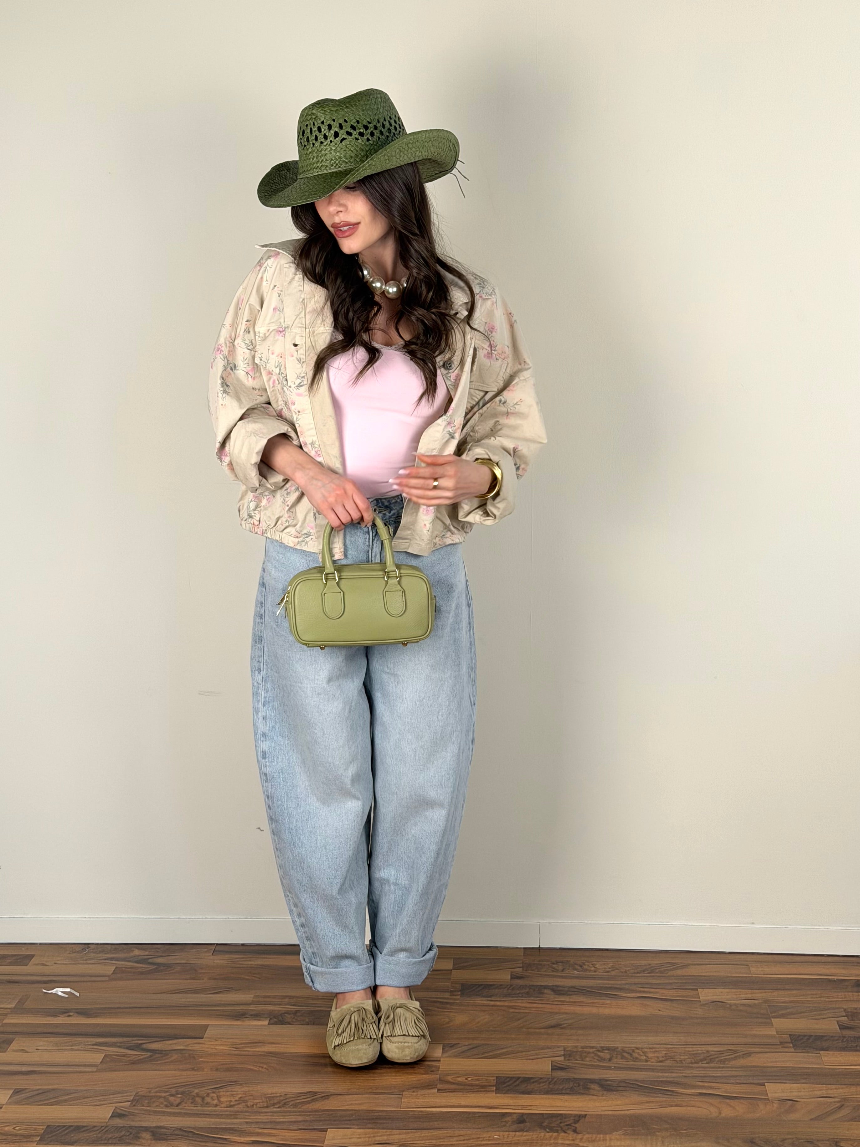 Giubbino jeans Pamela beige