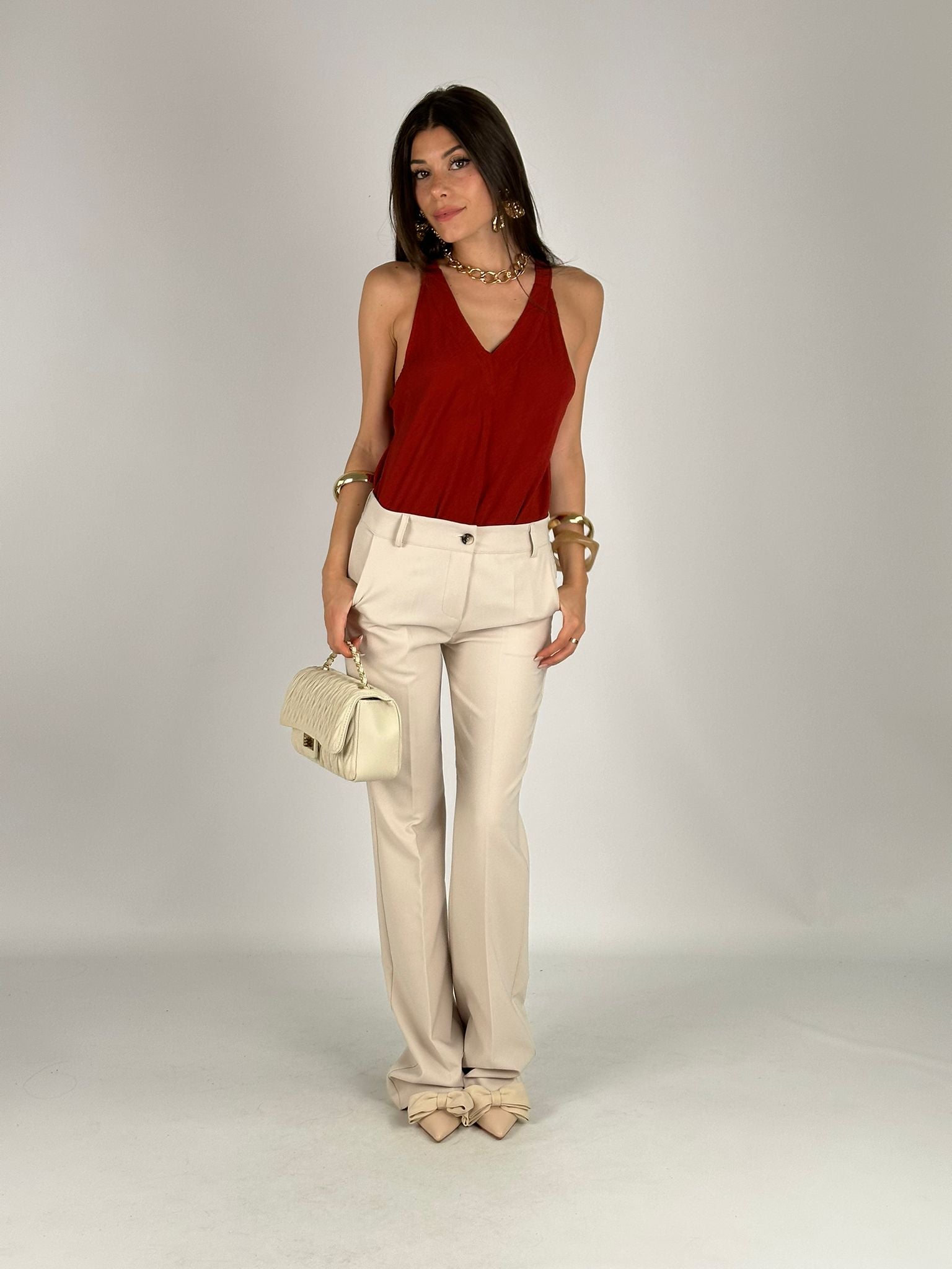 Pantalone Julia beige